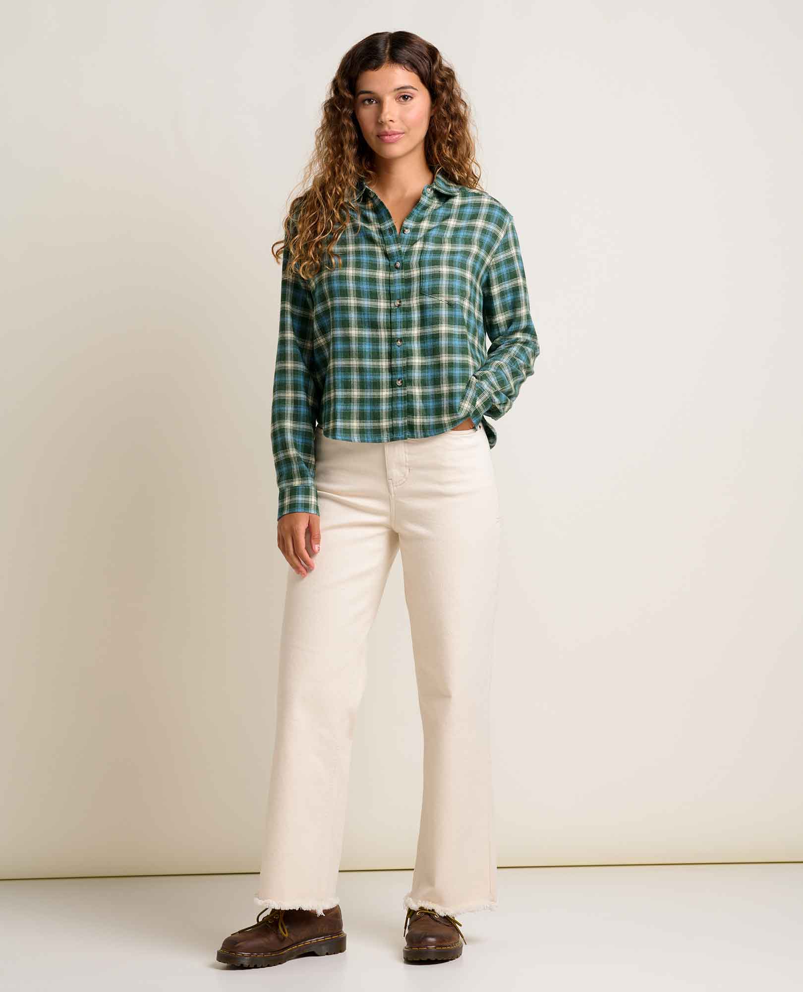 Re-Form Flannel Boxy Shirt - Coyean