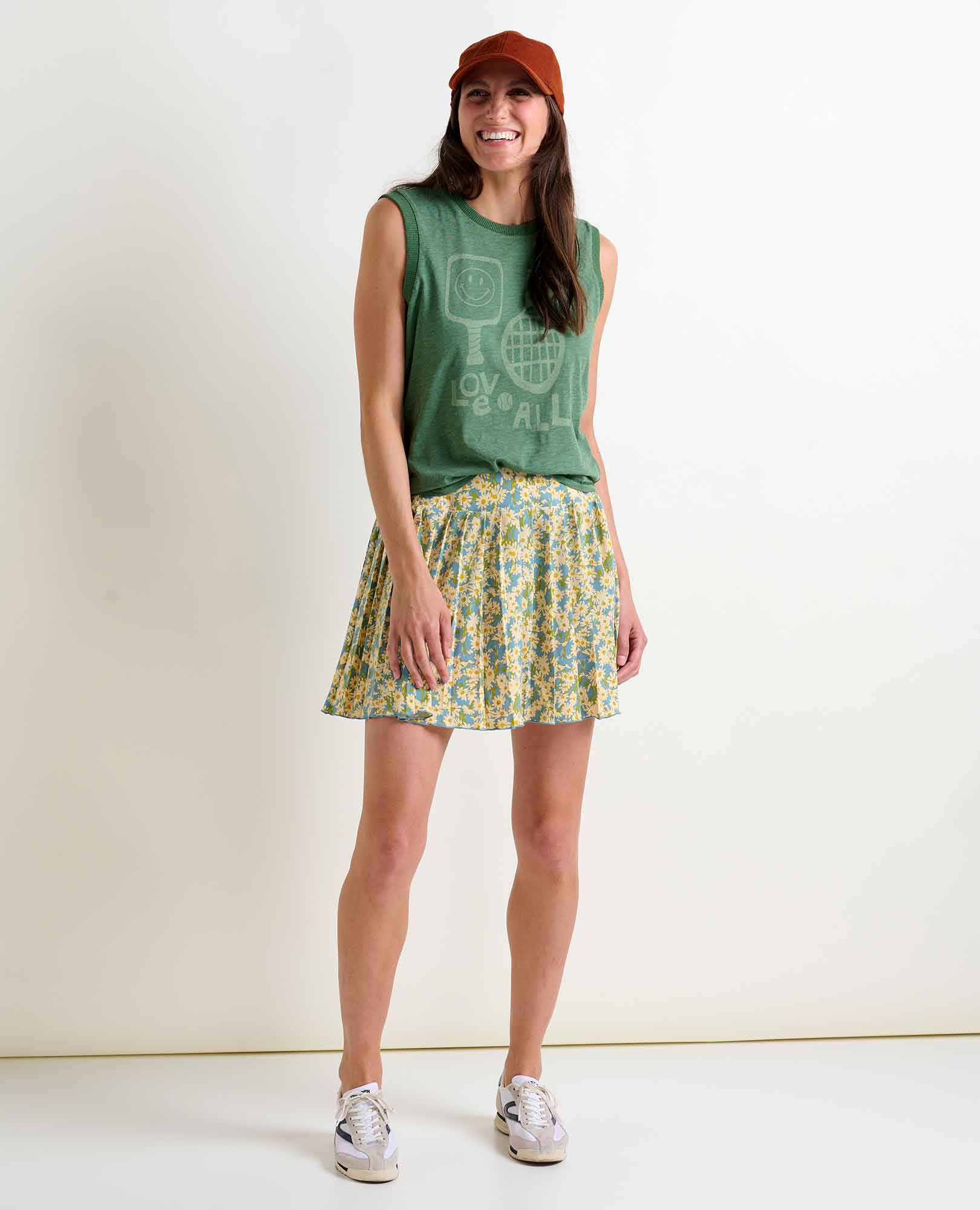 Sunkissed Pleated Skort - Coyean