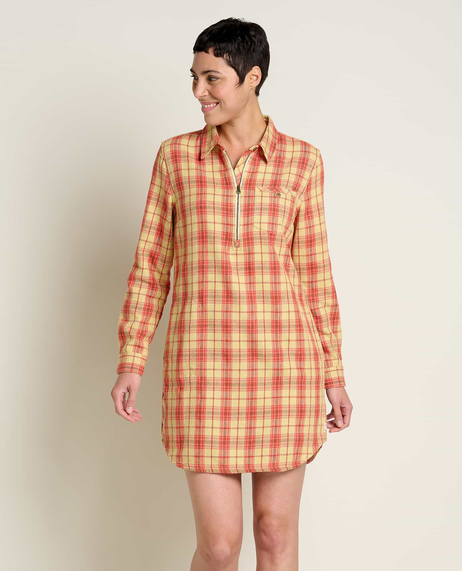 Bodie Quarter Zip Dress - Coyean