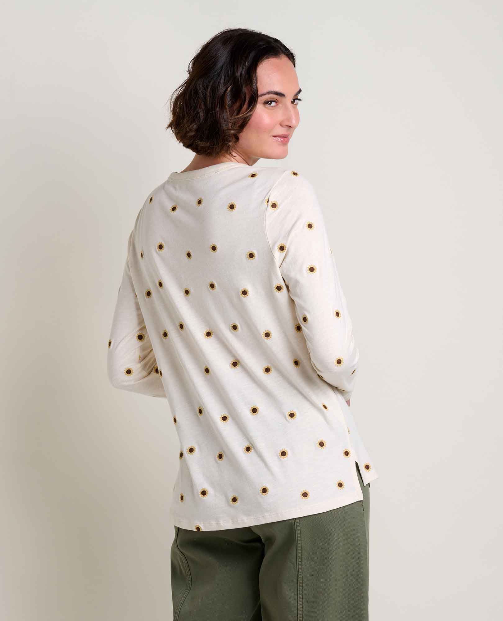 Women's Primo Long Sleeve Crew Embroidered - Coyean