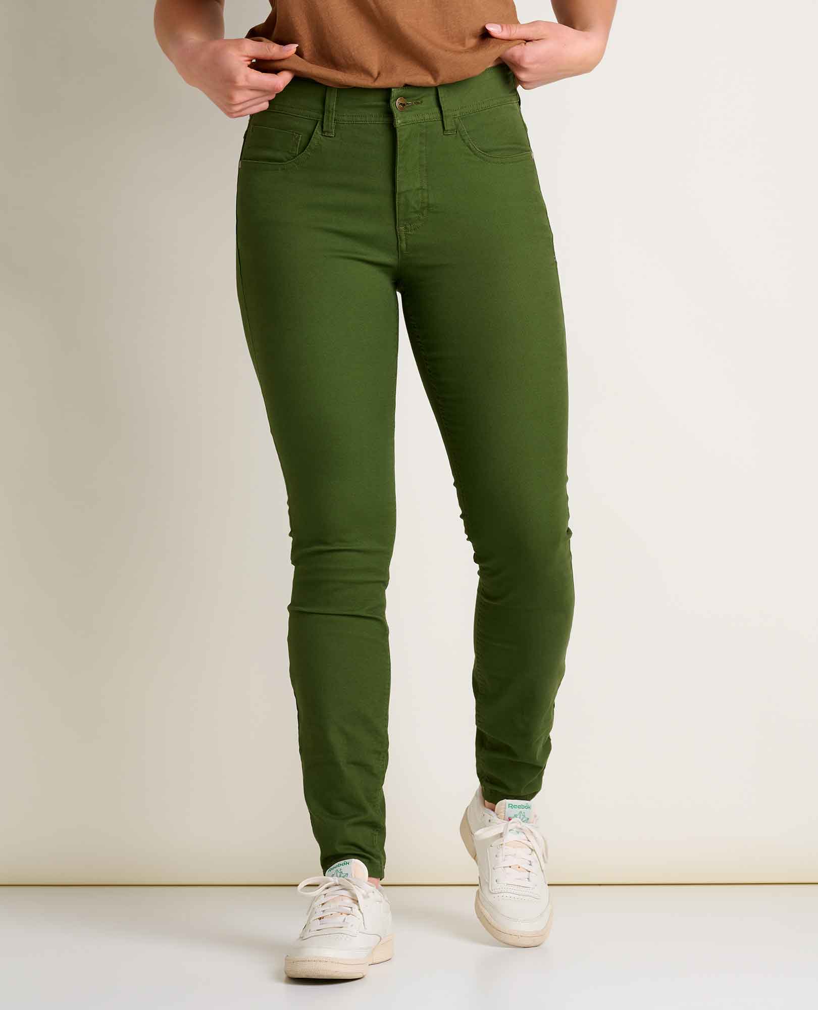 Earthworks 5 Pocket Skinny Pant - Coyean
