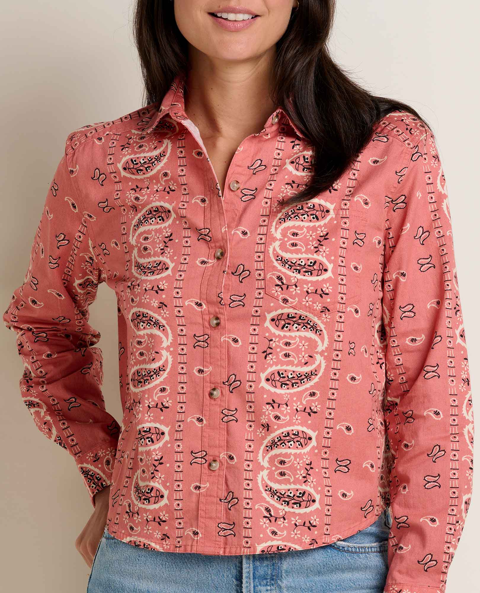 Arroyo Twill Boxy Shirt - Coyean