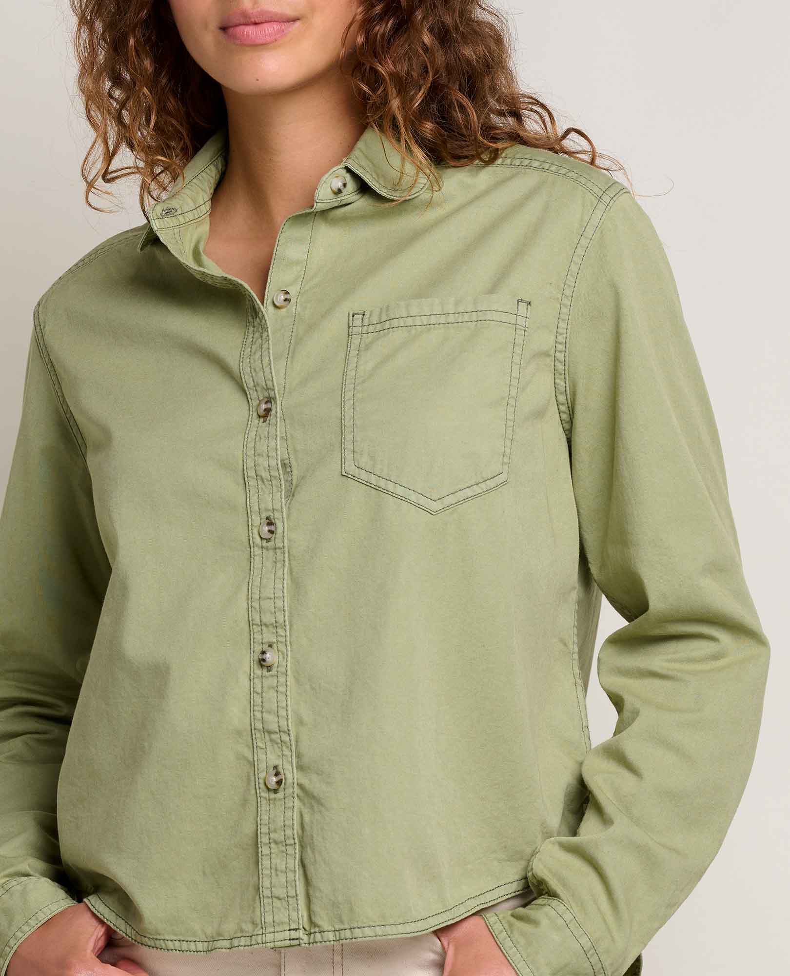 Arroyo Twill Boxy Shirt - Coyean
