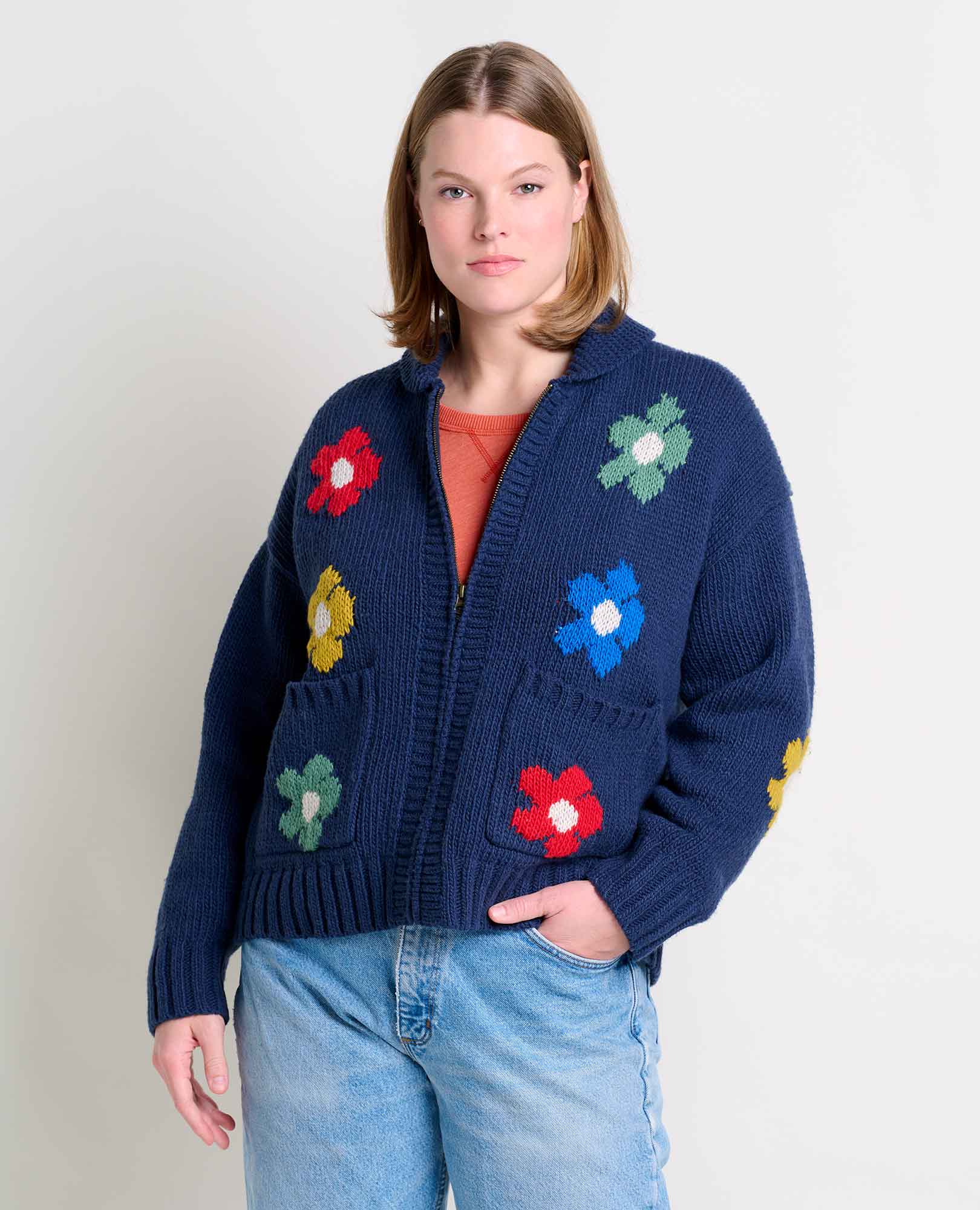 Nitsa Zip Cardigan - Coyean