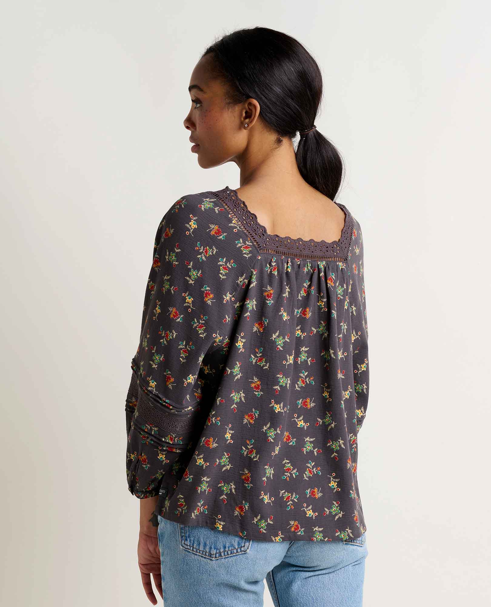 Manzana Peasant Long Sleeve Shirt - Coyean