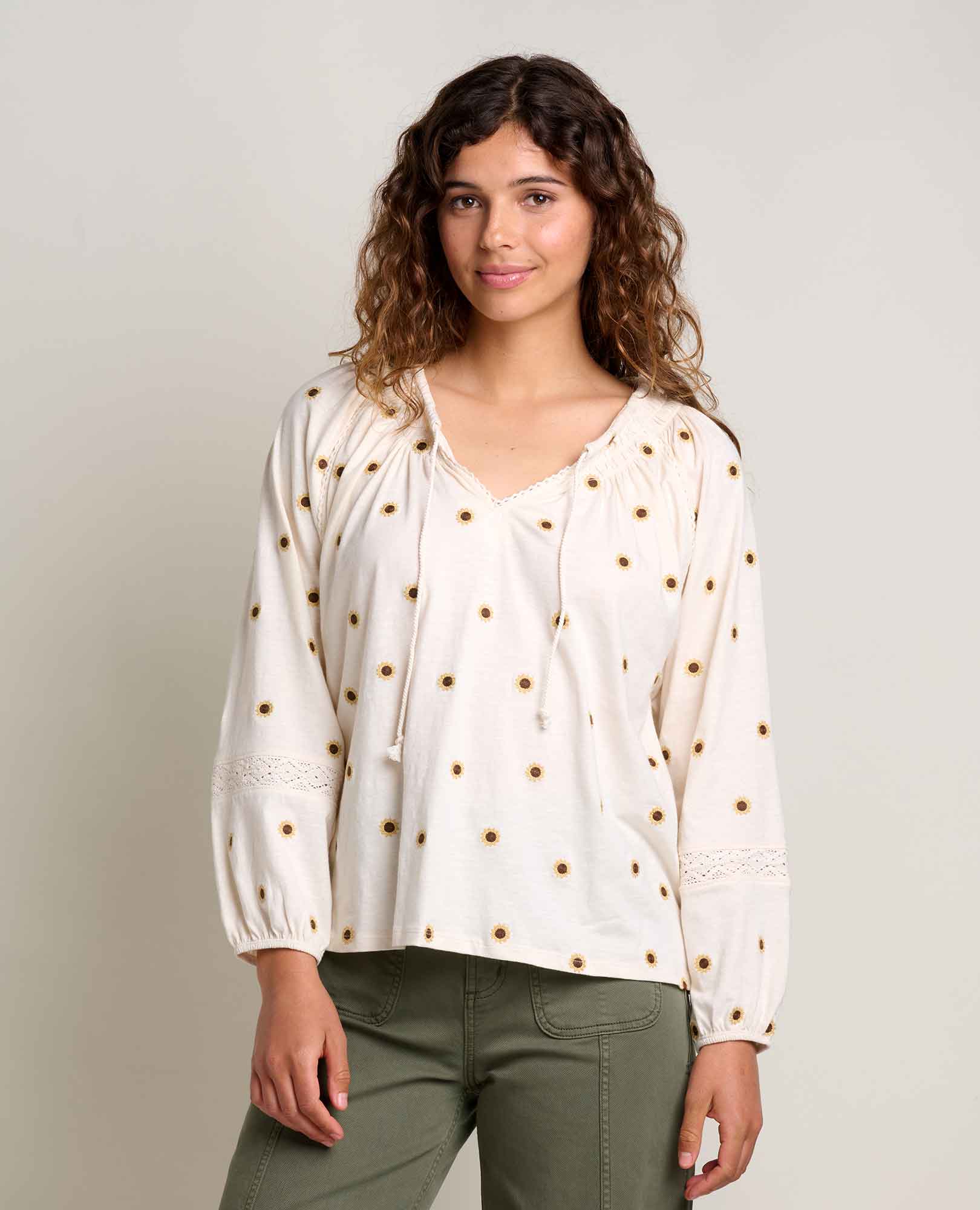 Women's Primo Peasant Top - Coyean