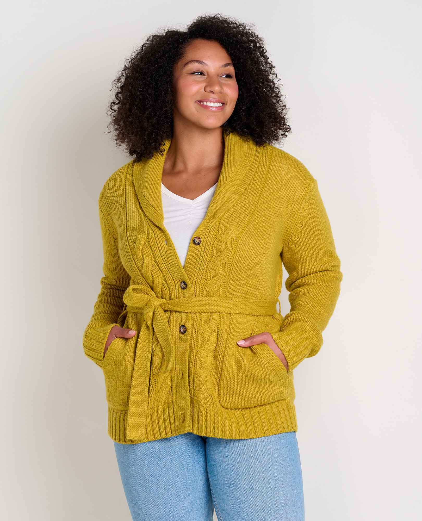 Ginn Cable Cardigan - Coyean