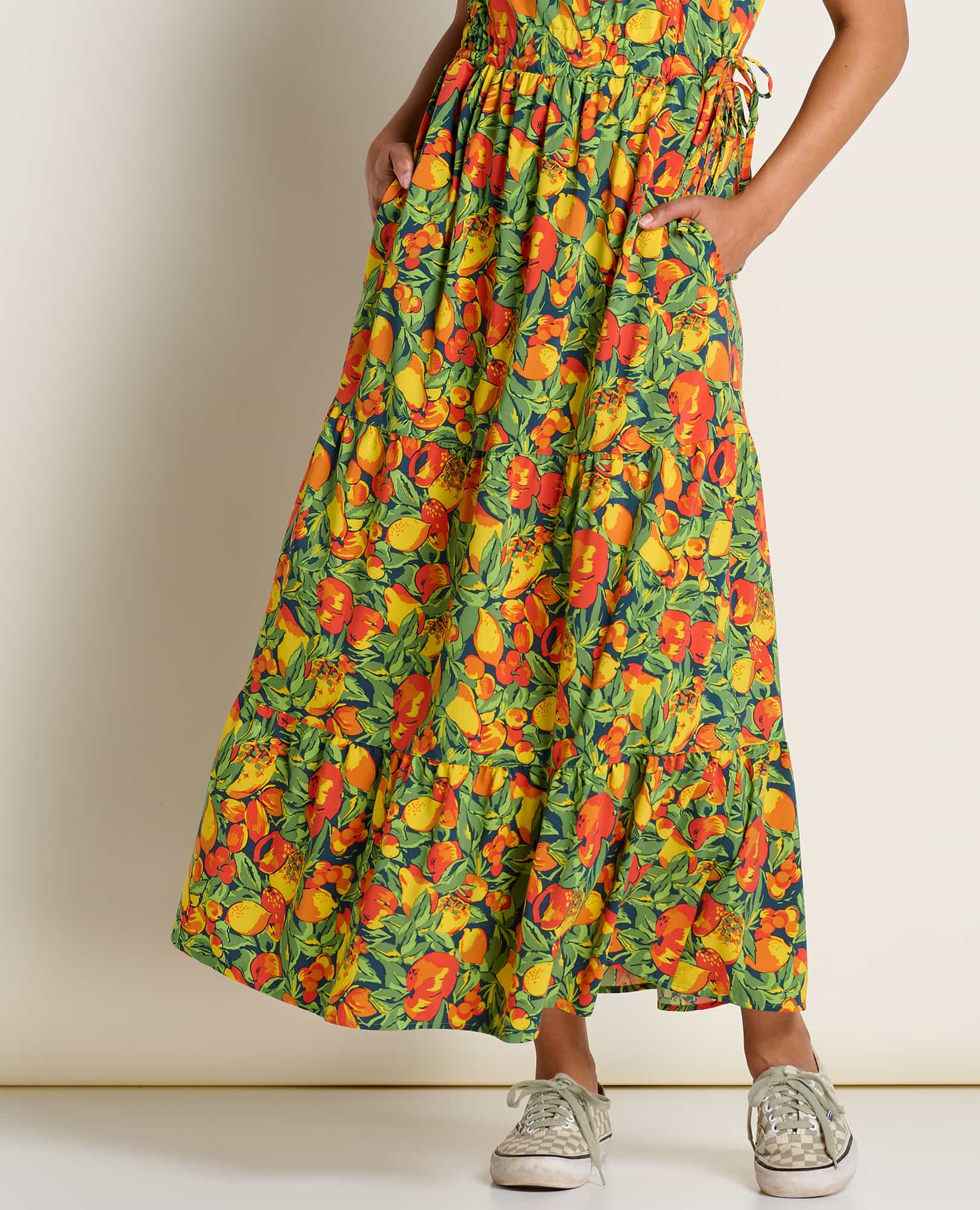 Sunkissed Tiered Sleeveless Dress - Coyean