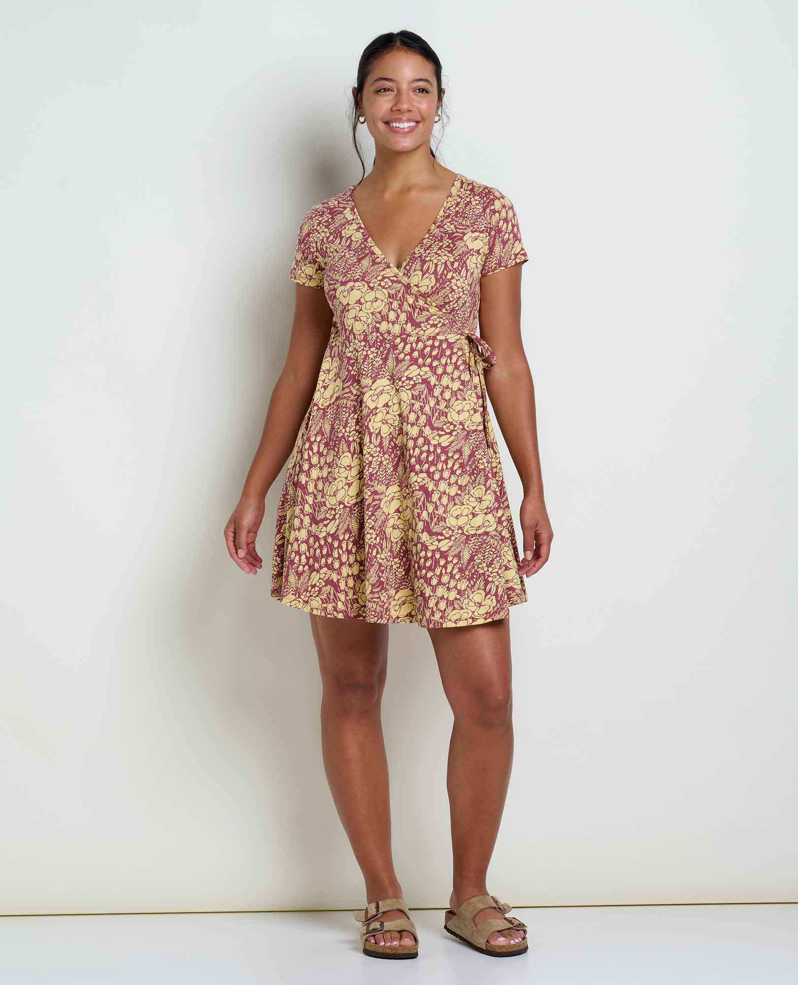 Freesia Wrap Dress - Coyean