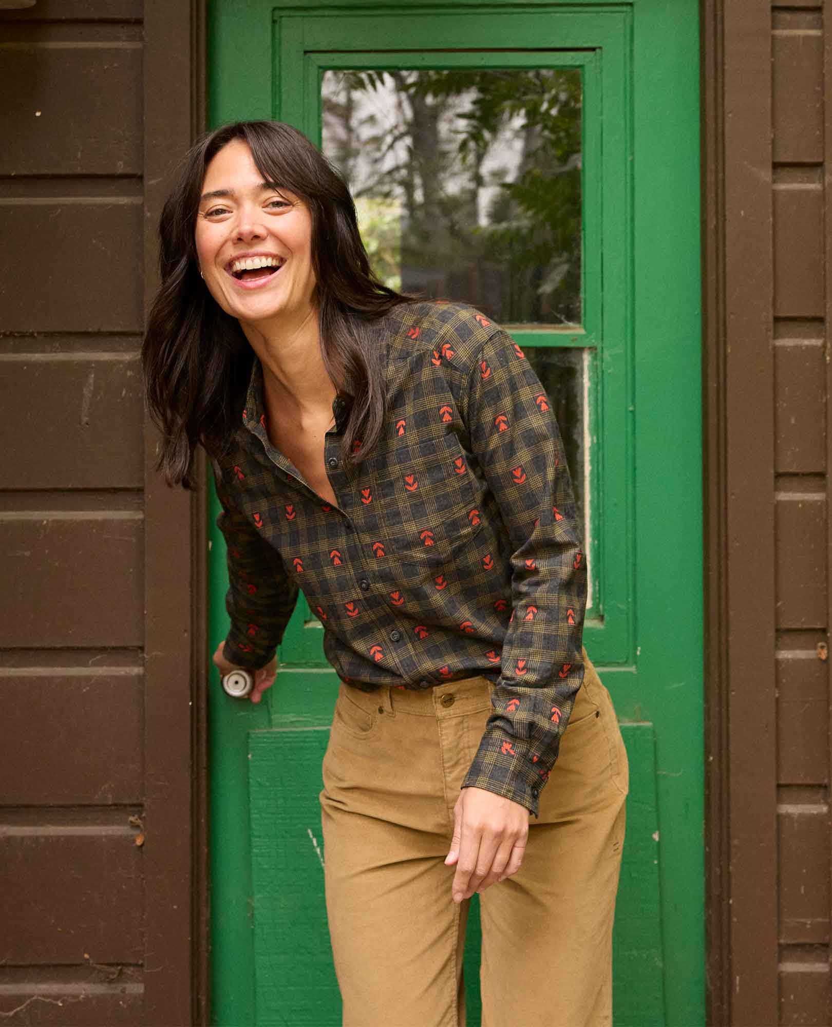 Re-Form Flannel Boxy Shirt - Coyean