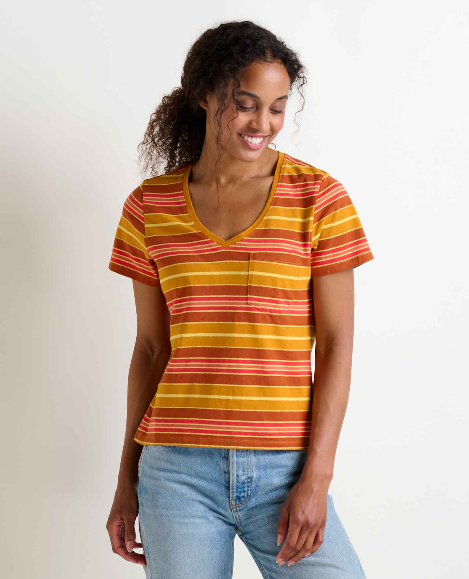 Grom V-Neck Tee - Coyean