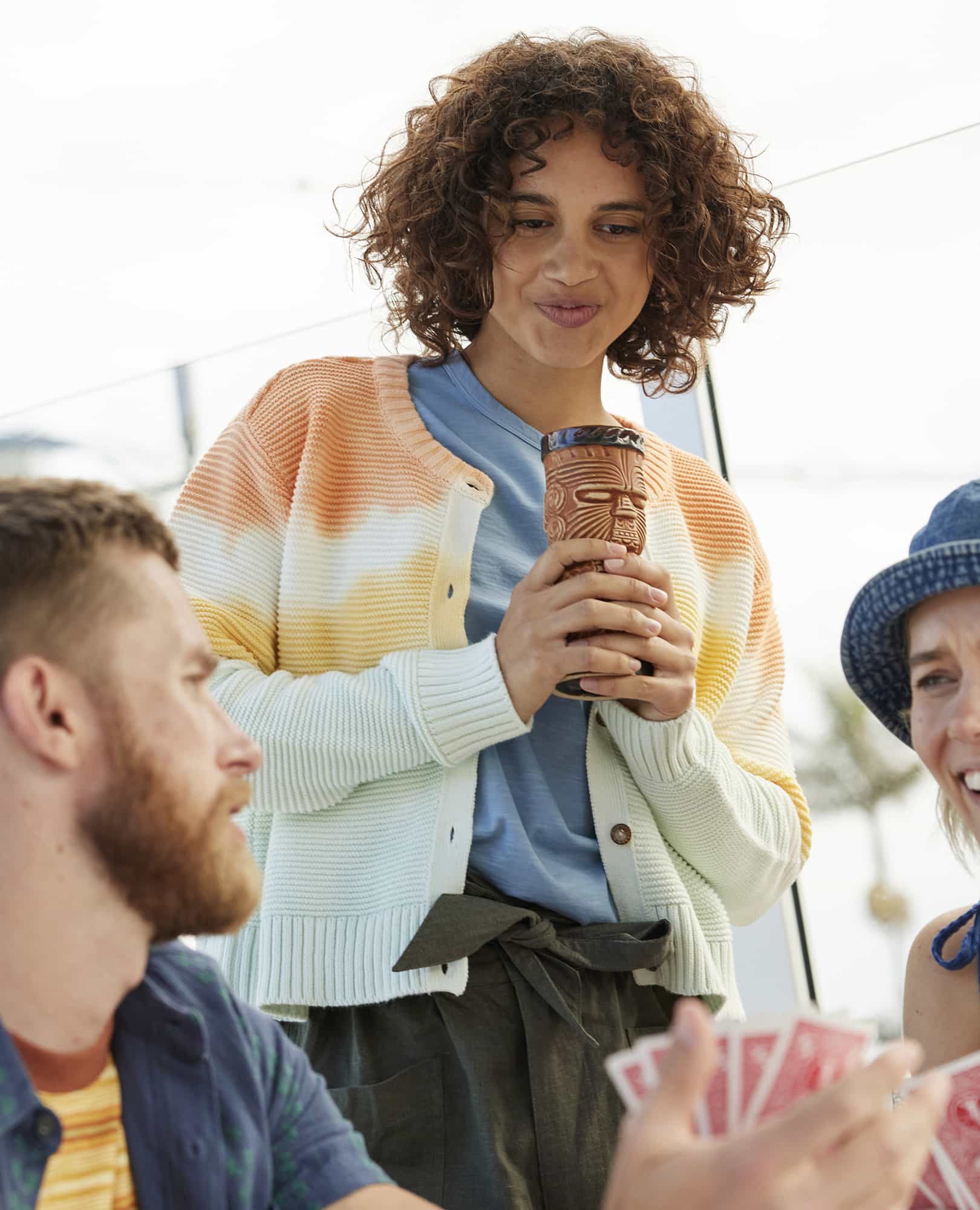 Bianca Crew Cardigan - Coyean