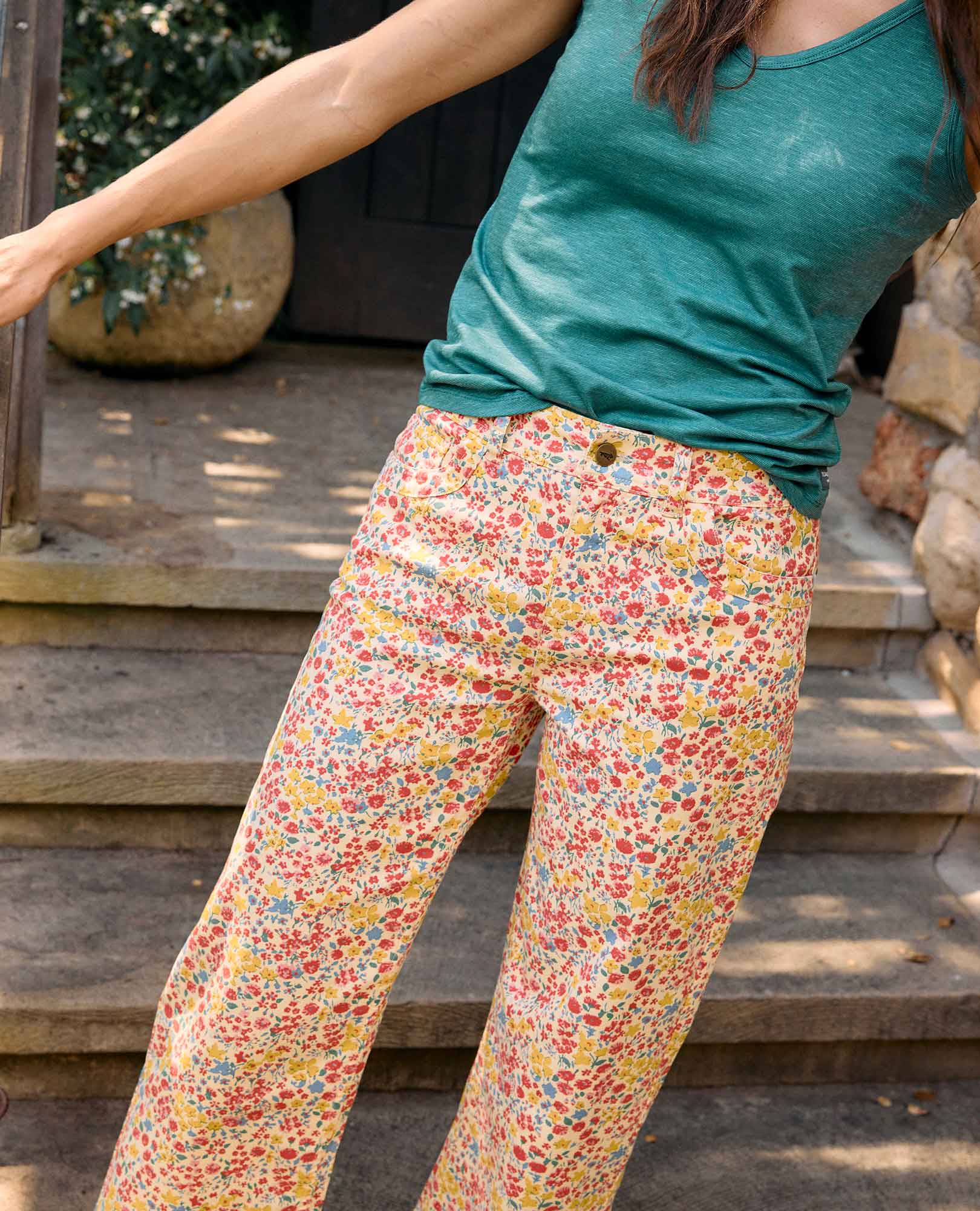 Earthworks Wide Leg Pant - Coyean