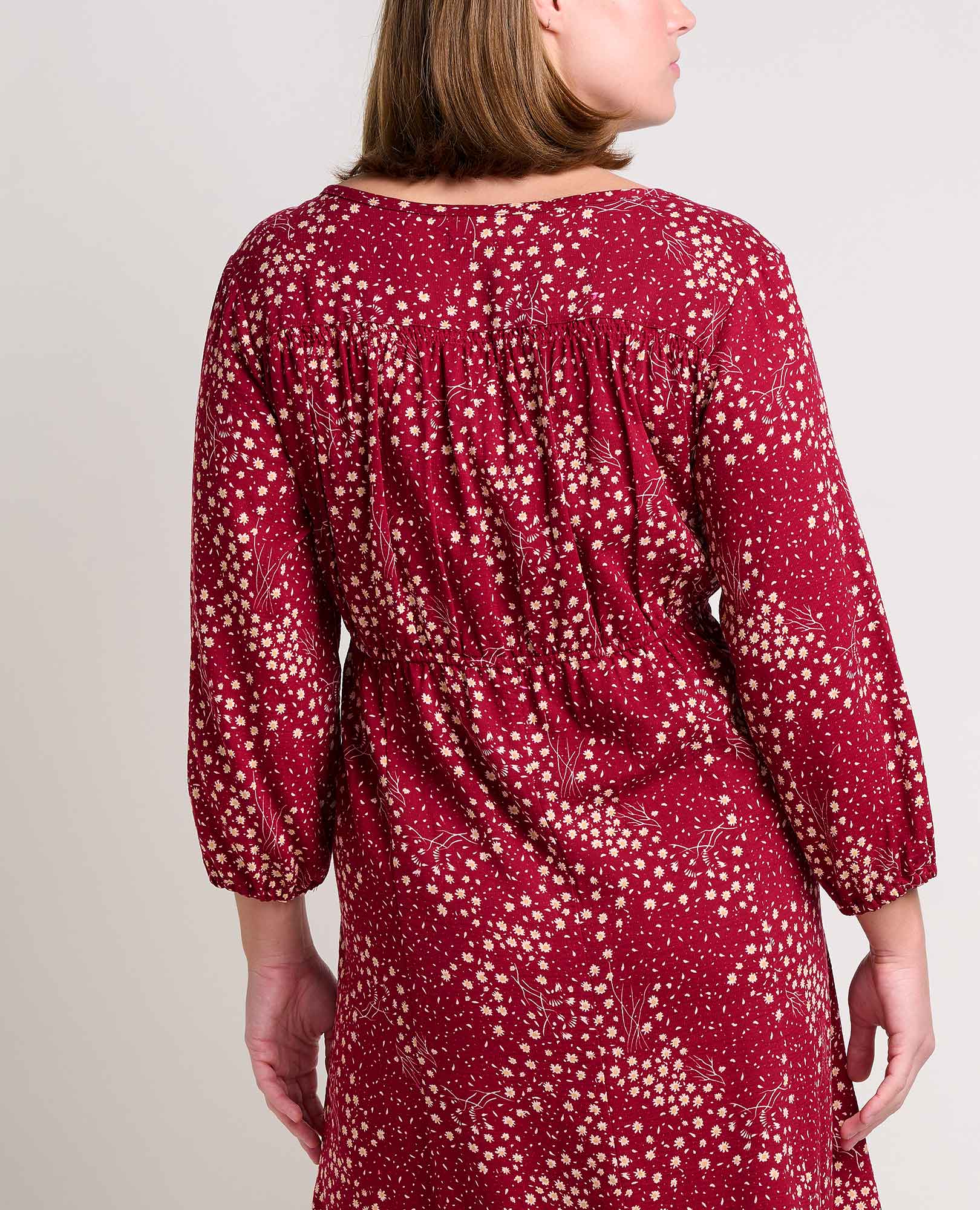 Manzana Paneled Midi Dress - Coyean