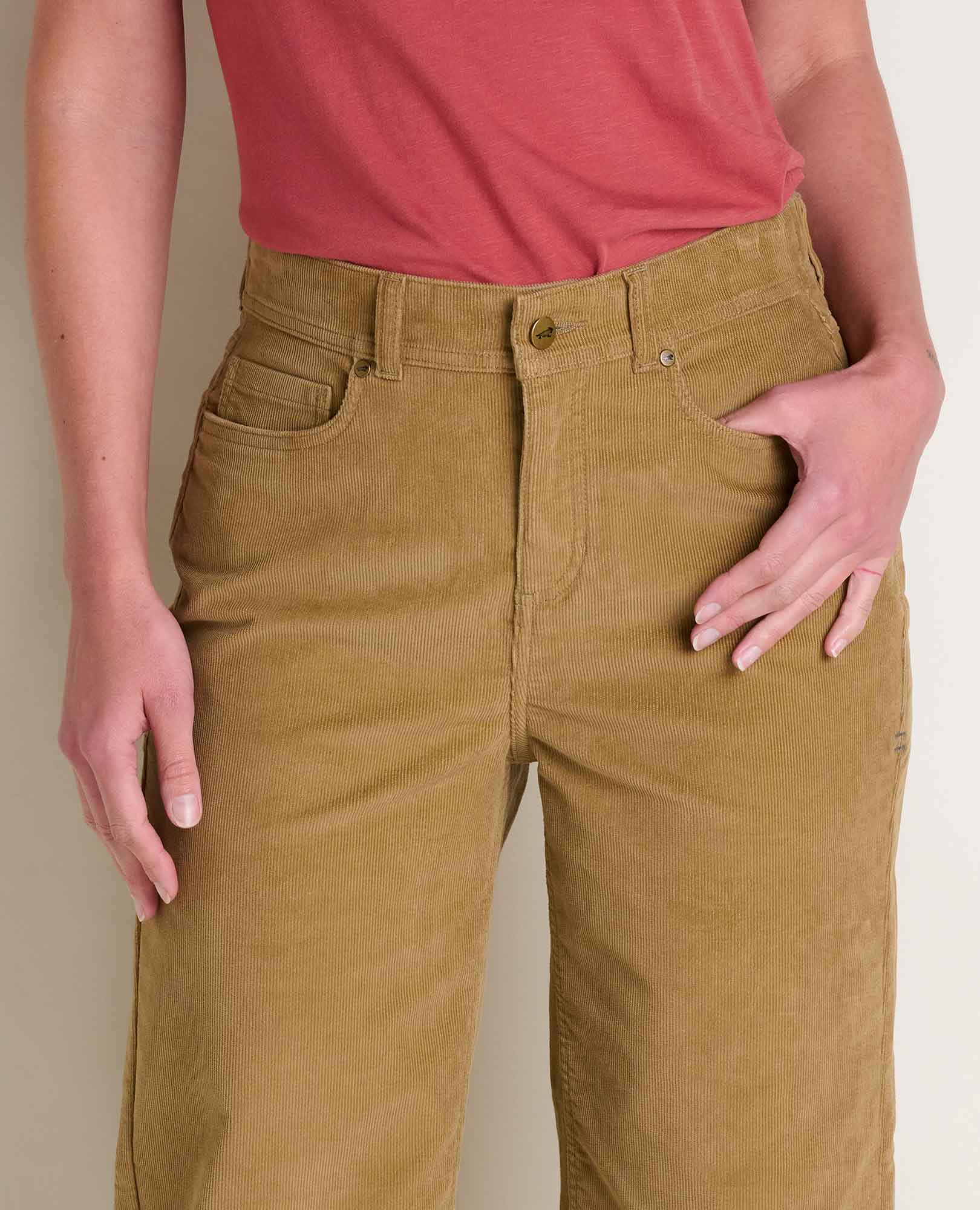 Coaster Cord Wide Leg Pant - Coyean