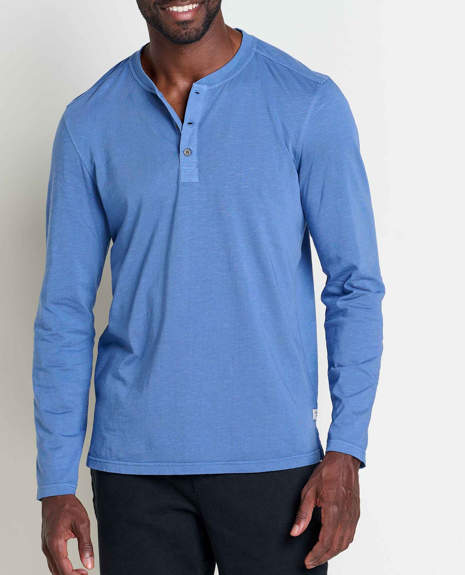 Men's Primo Long Sleeve Henley - Coyean