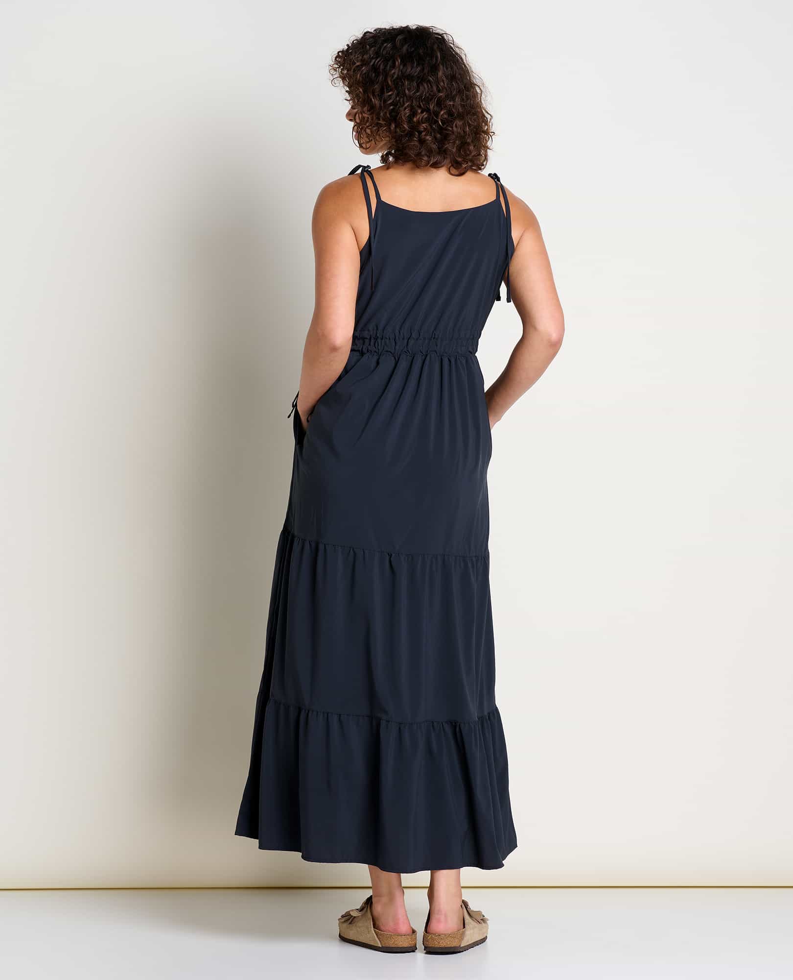 Sunkissed Tiered Sleeveless Dress - Coyean