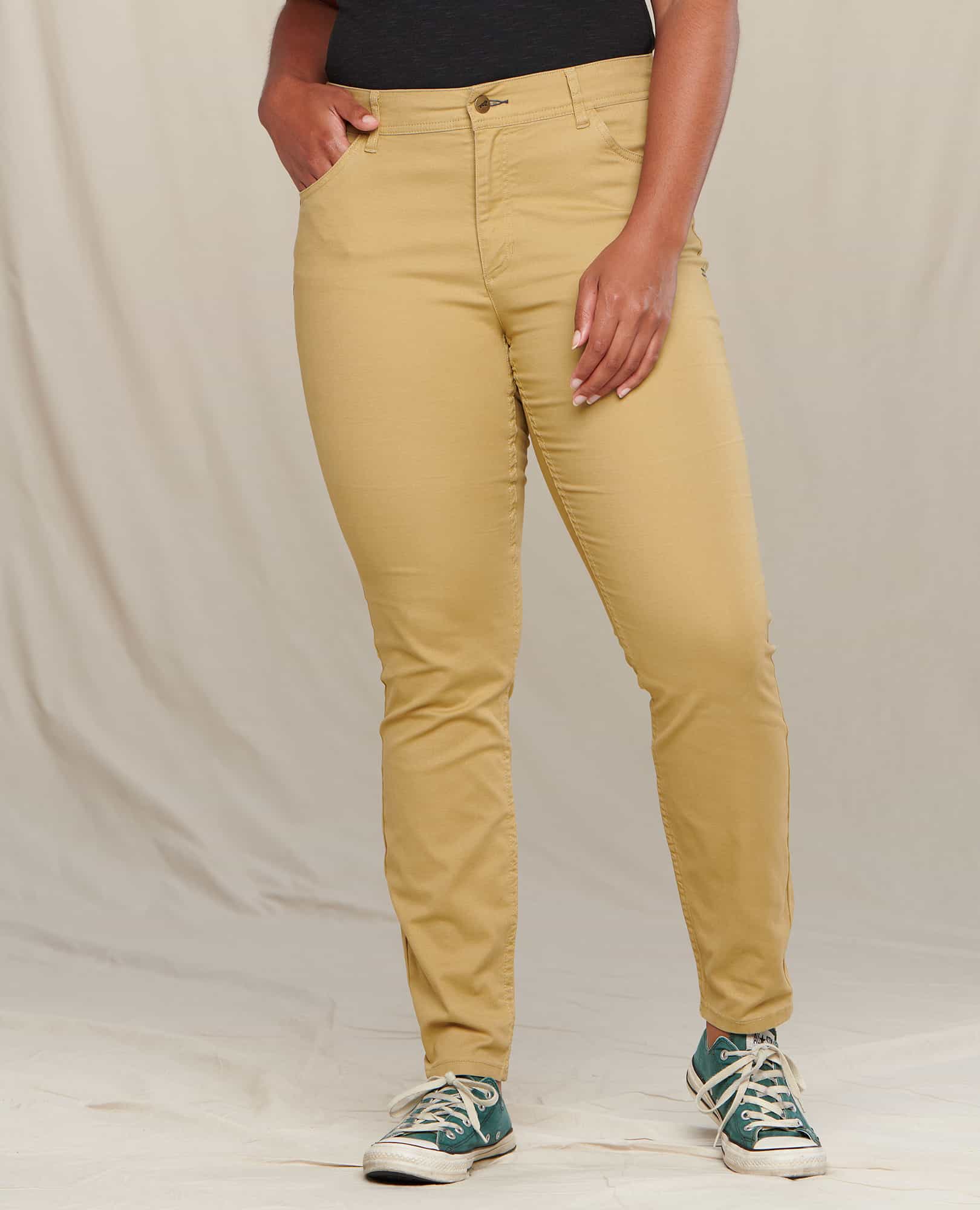 Earthworks 5 Pocket Skinny Pant - Coyean