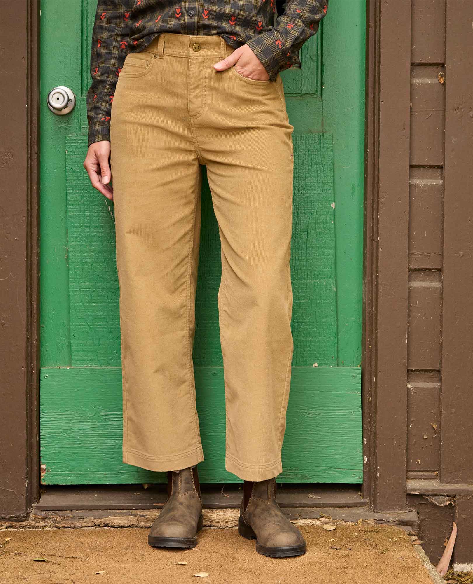 Coaster Cord Wide Leg Pant - Coyean