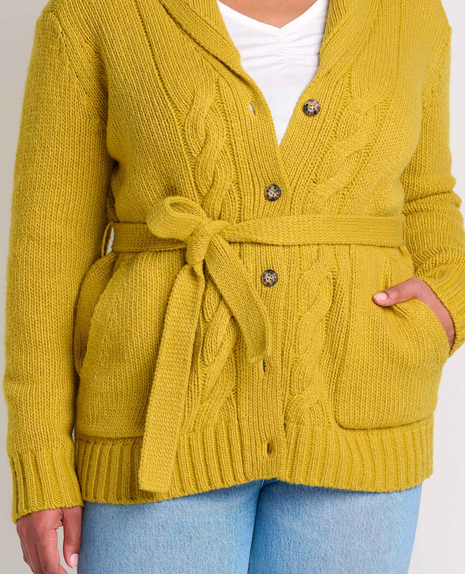Ginn Cable Cardigan - Coyean