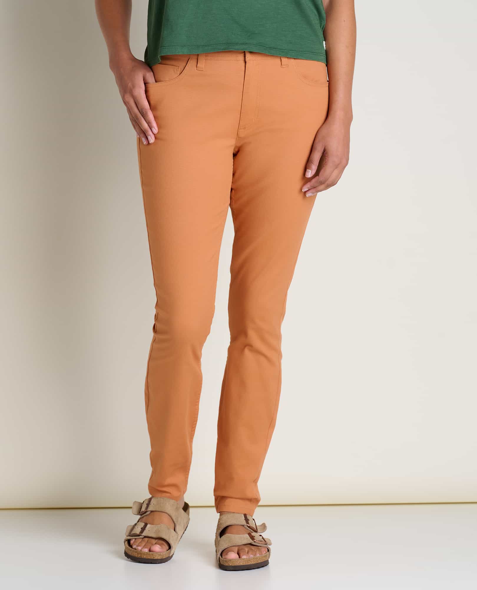 Earthworks 5 Pocket Skinny Pant - Coyean