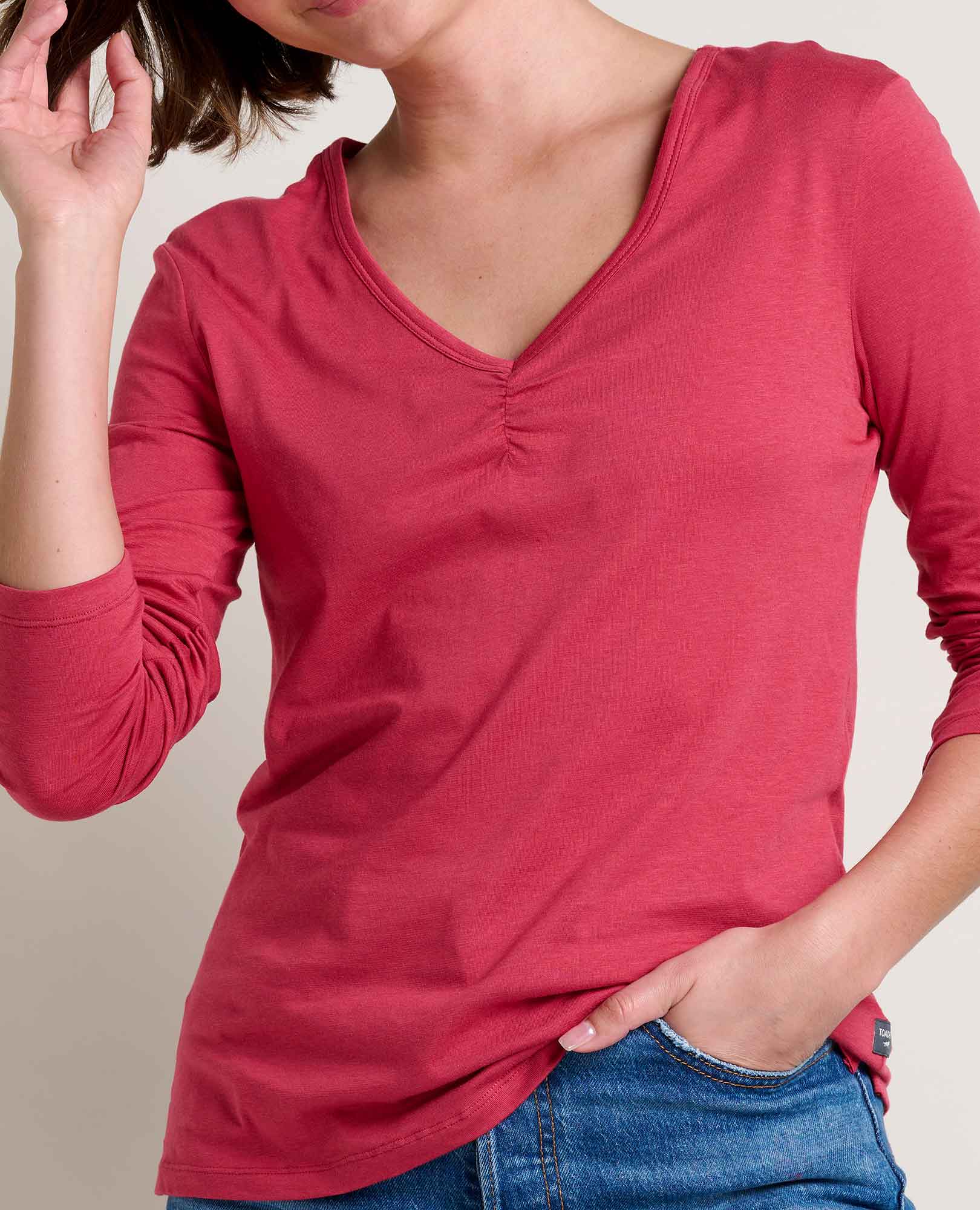 Rose Long Sleeve Tee - Coyean