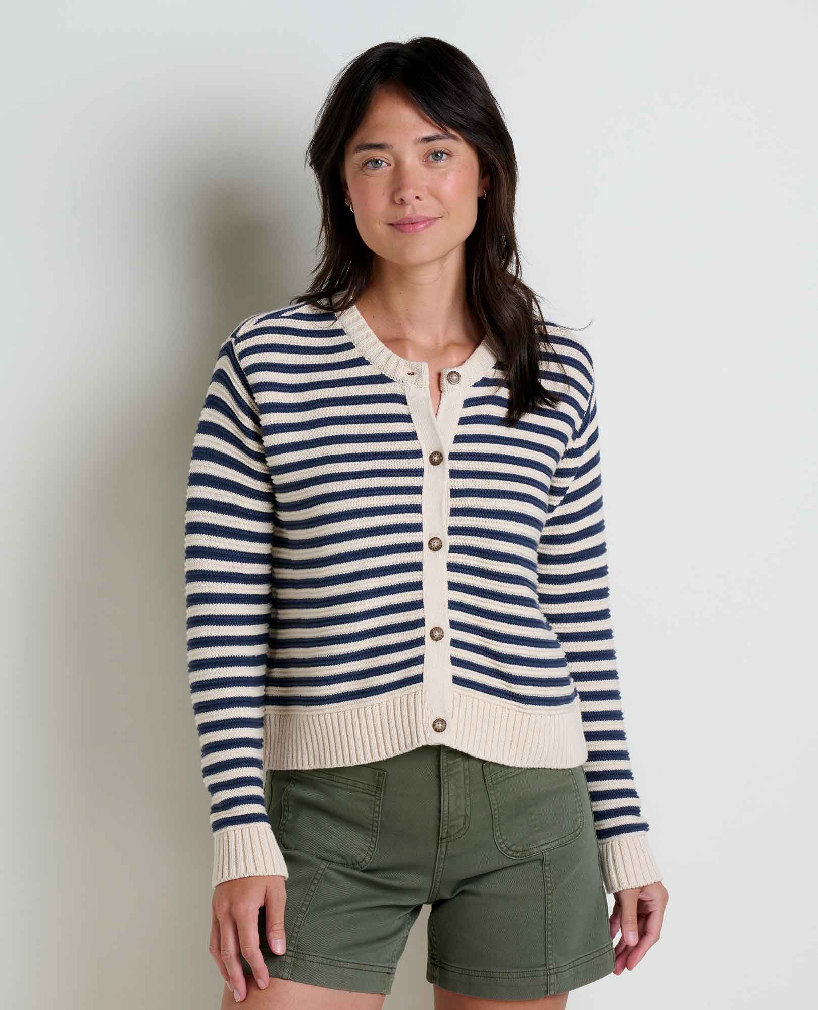 Bianca Crew Cardigan - Coyean
