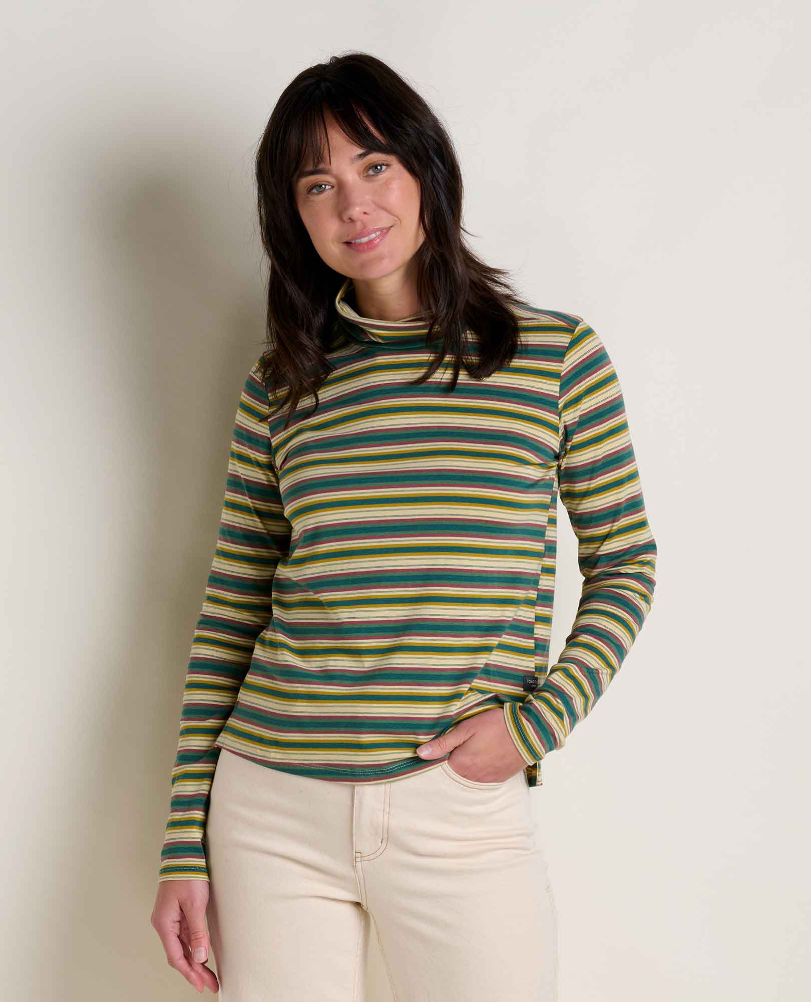 Maisey Long Sleeve T-Neck - Coyean