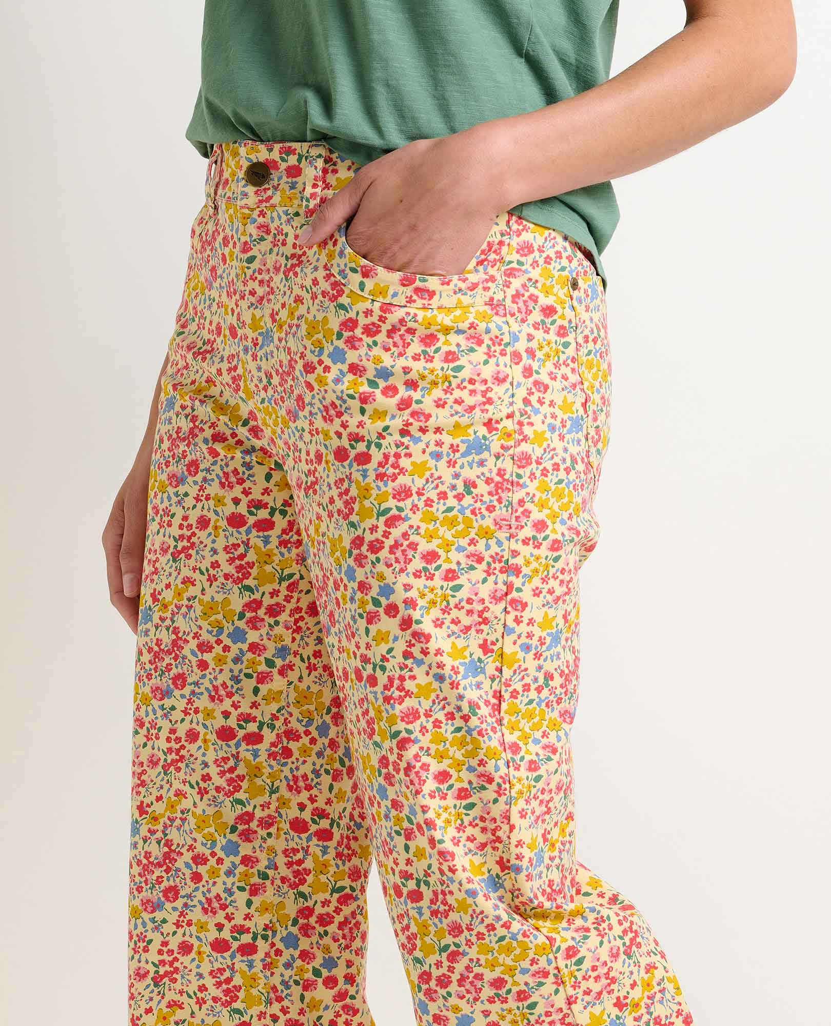Earthworks Wide Leg Pant - Coyean