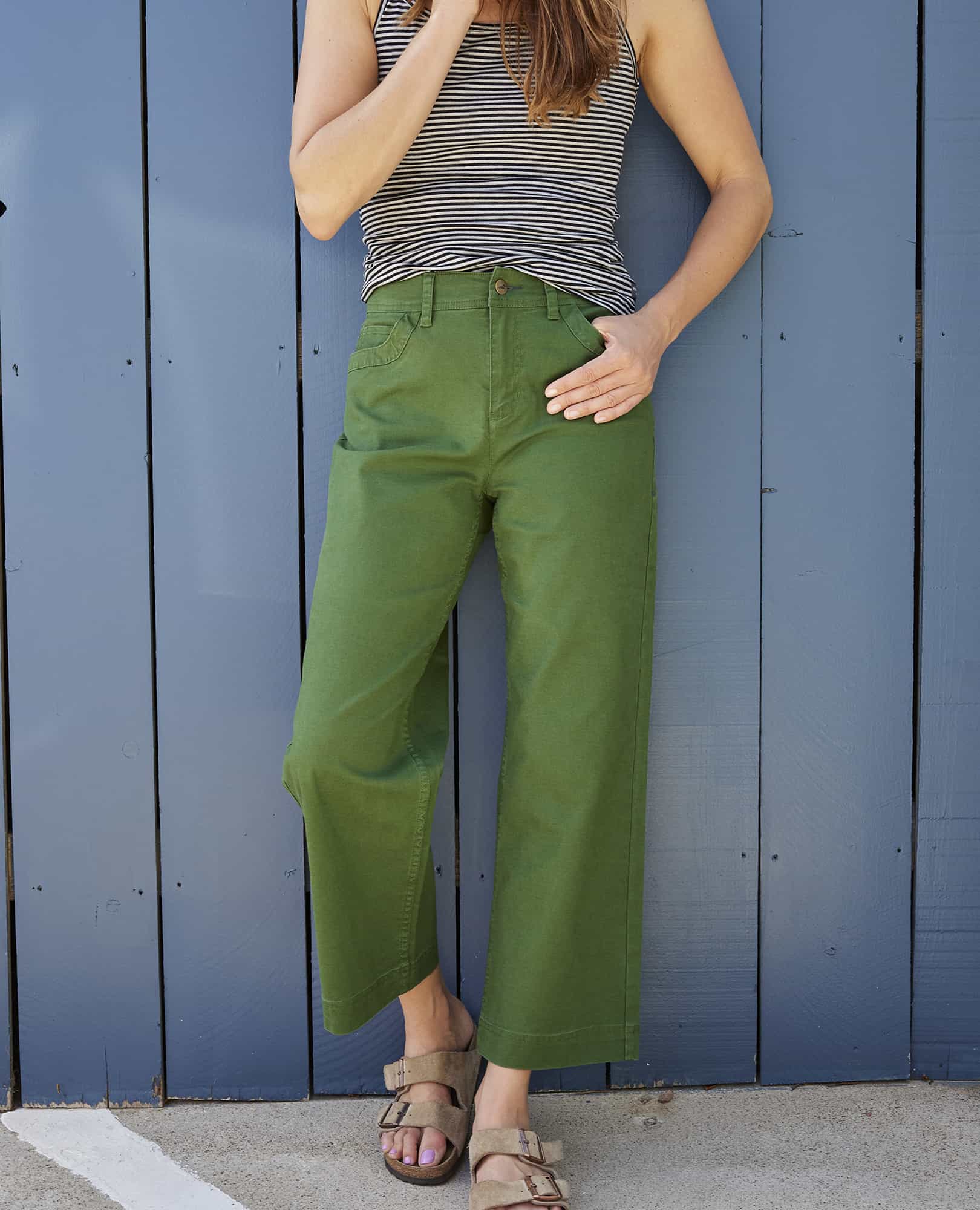 Earthworks Wide Leg Pant - Coyean