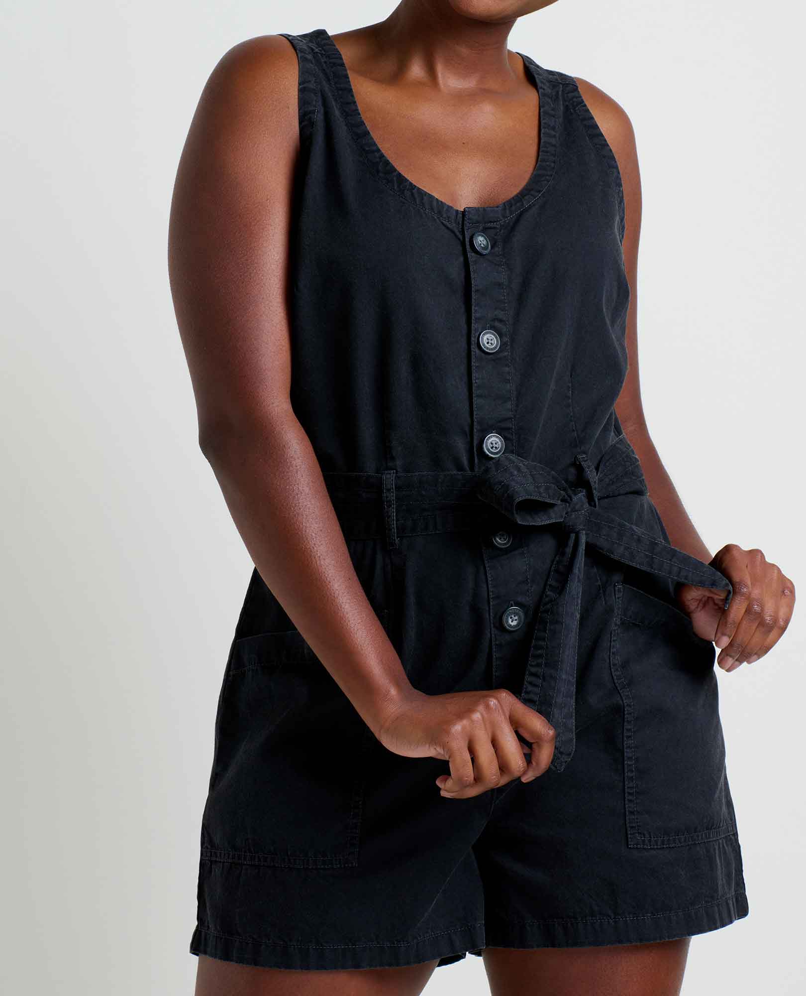 Arroyo Twill Romper - Coyean