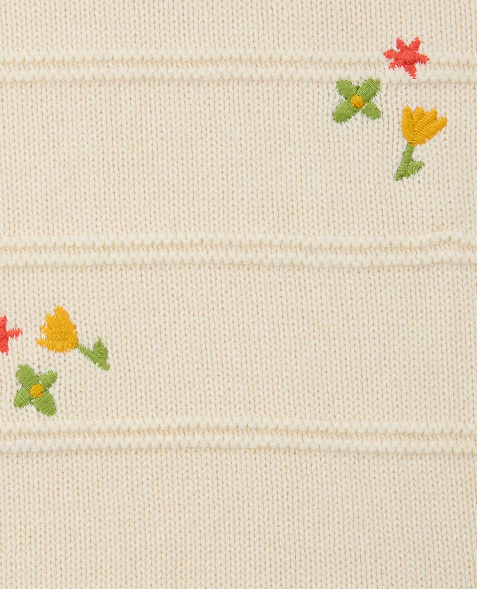 Bianca Crew Tank Embroidered - Coyean