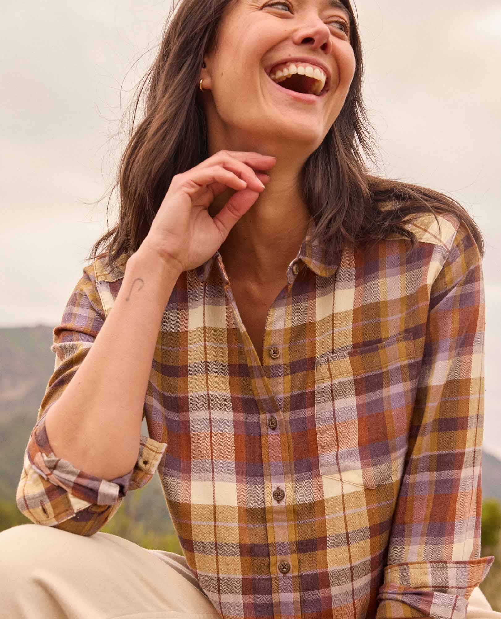 Re-Form Flannel Boxy Shirt - Coyean