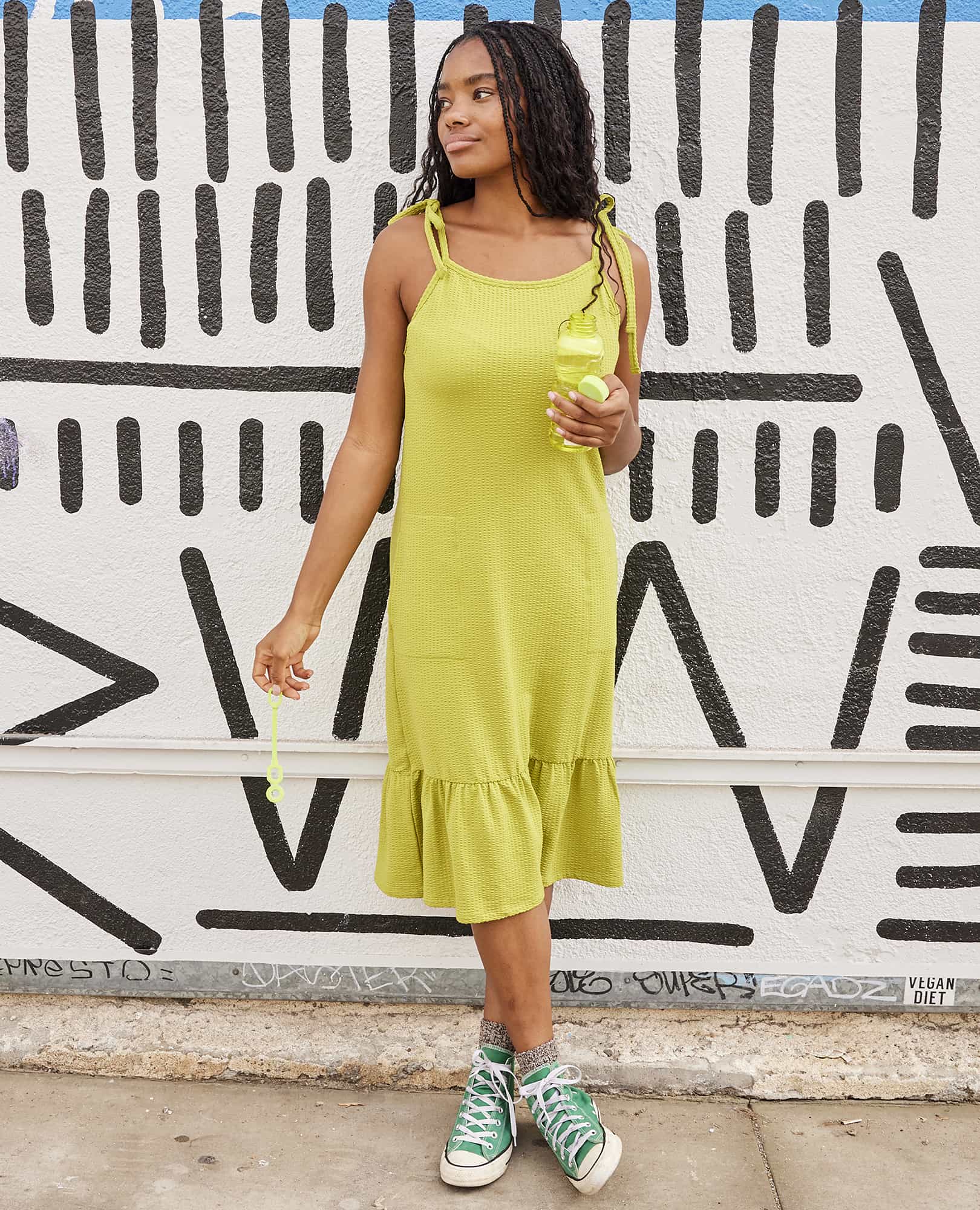 Dandelion Midi Dress - Coyean