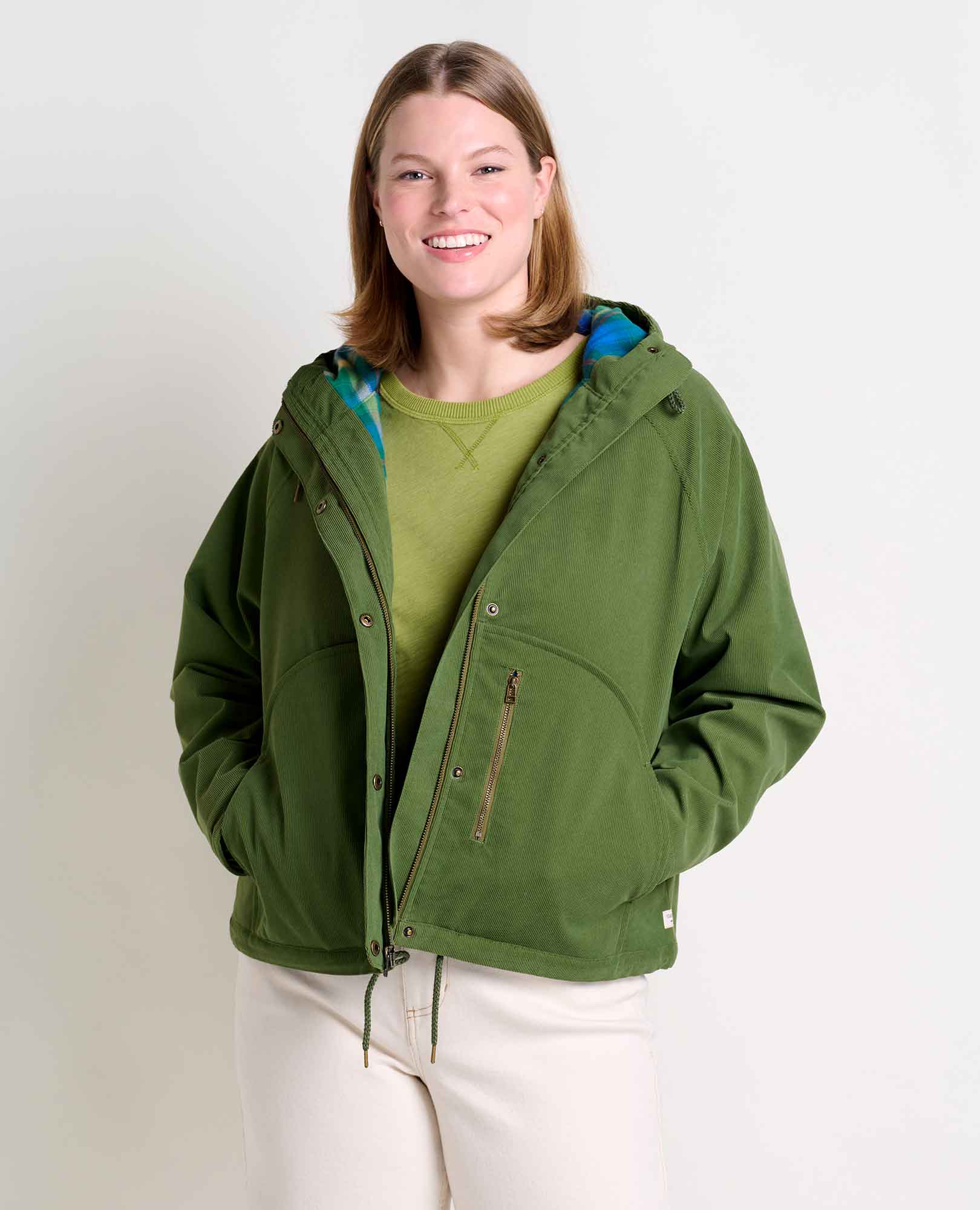 Granite Cord Raglan Jacket - Coyean