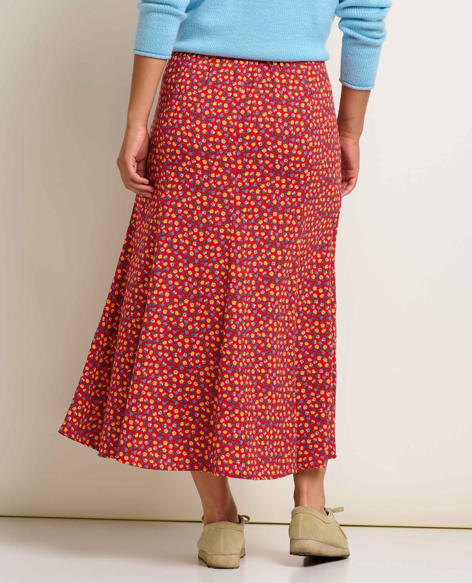Manzana Paneled Midi Skirt - Coyean