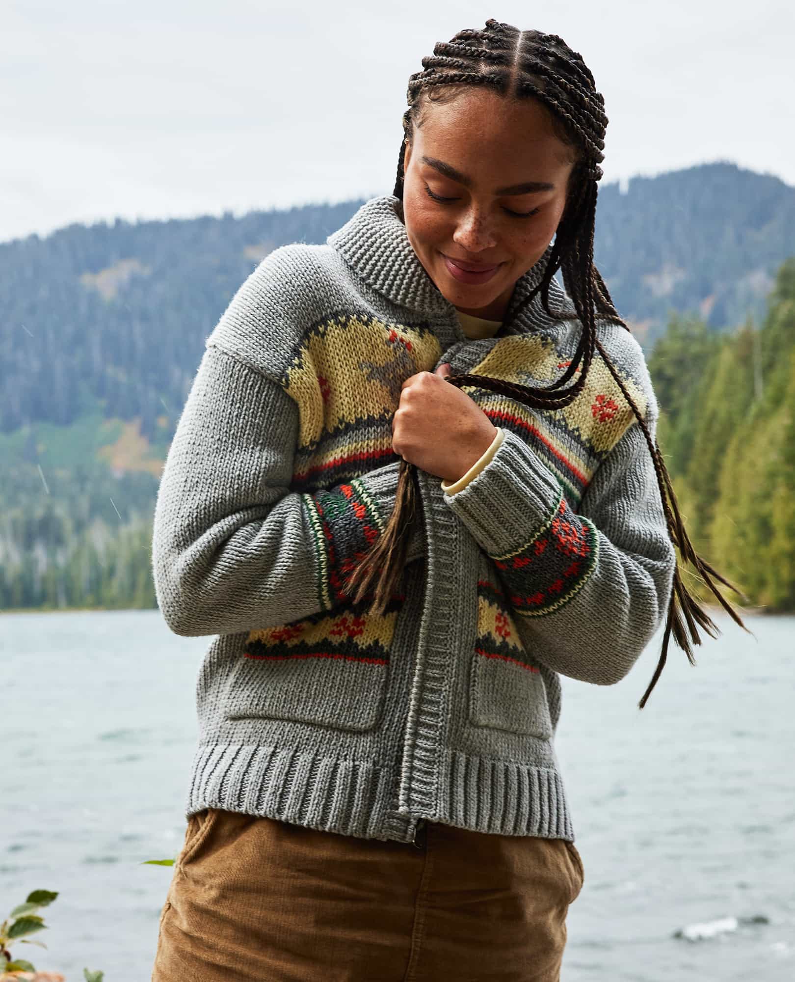 Nitsa Zip Cardigan - Coyean