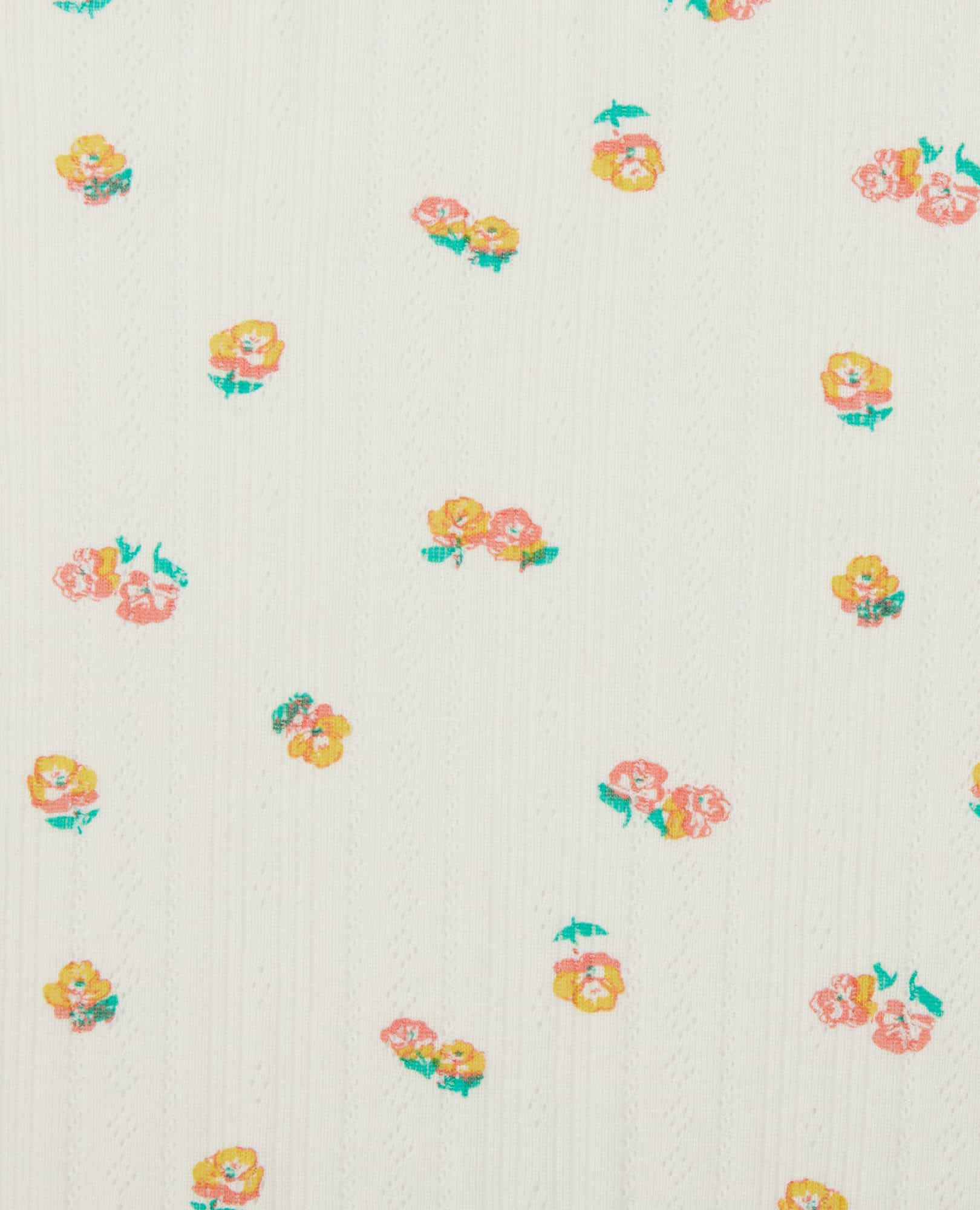 Foothill Pointelle Baby Tee - Coyean