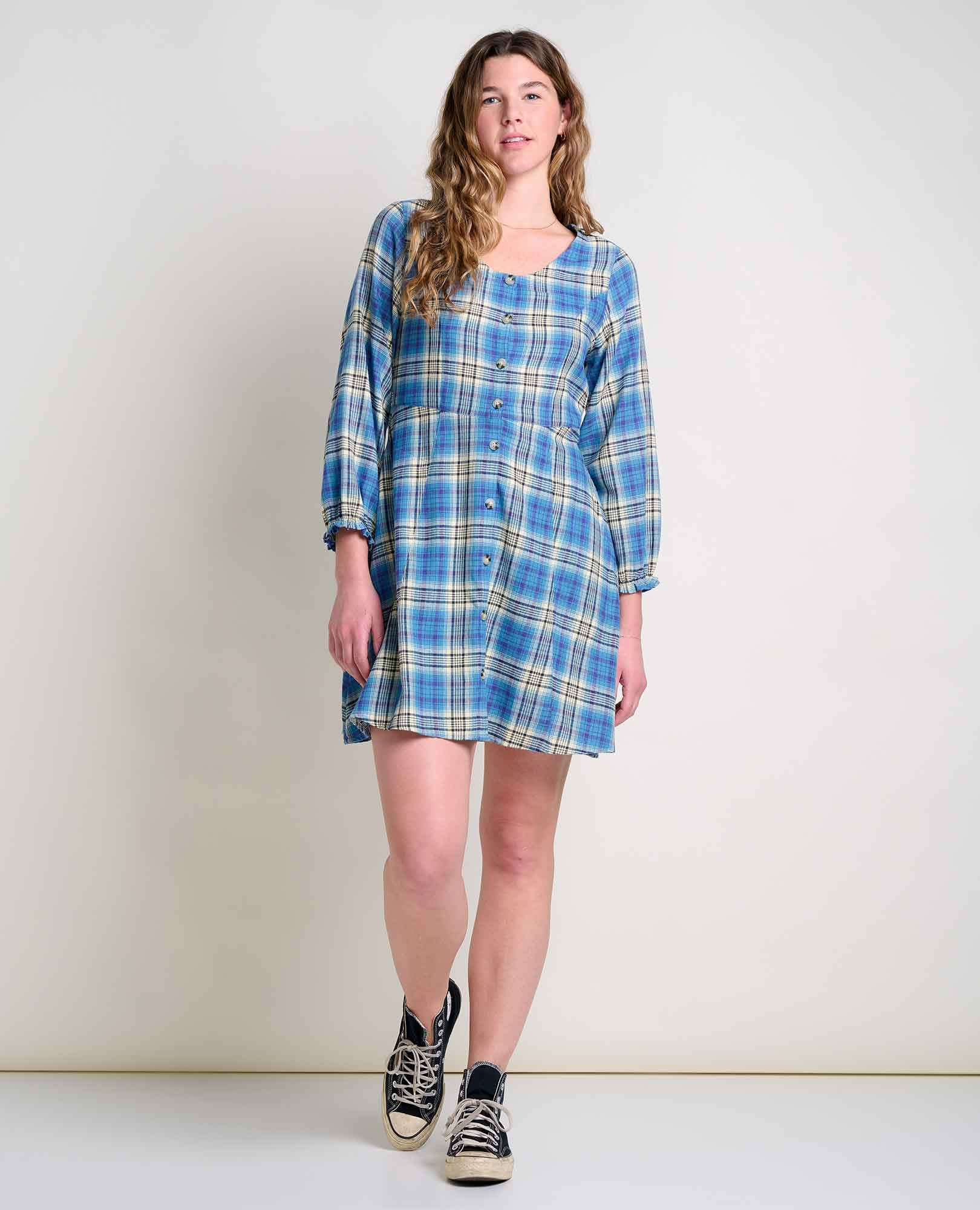 Maple Button Front Dress - Coyean