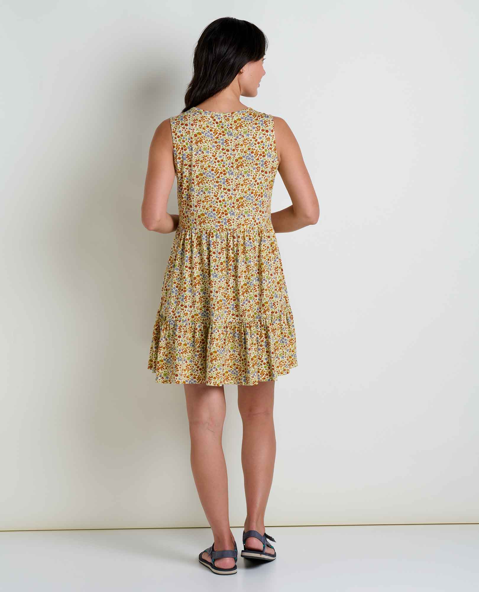 Marley Tiered Sleeveless Dress - Coyean