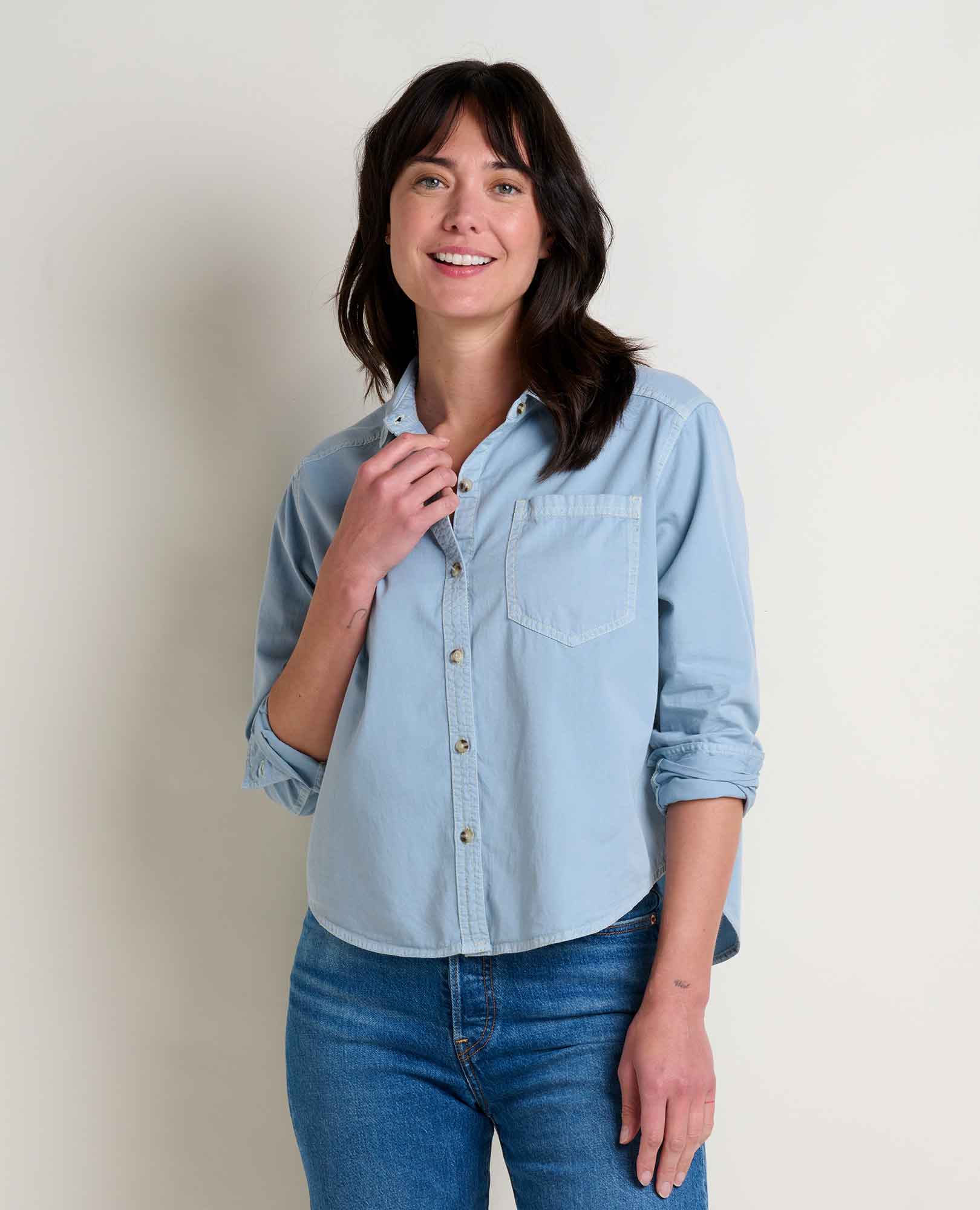 Arroyo Twill Boxy Shirt - Coyean