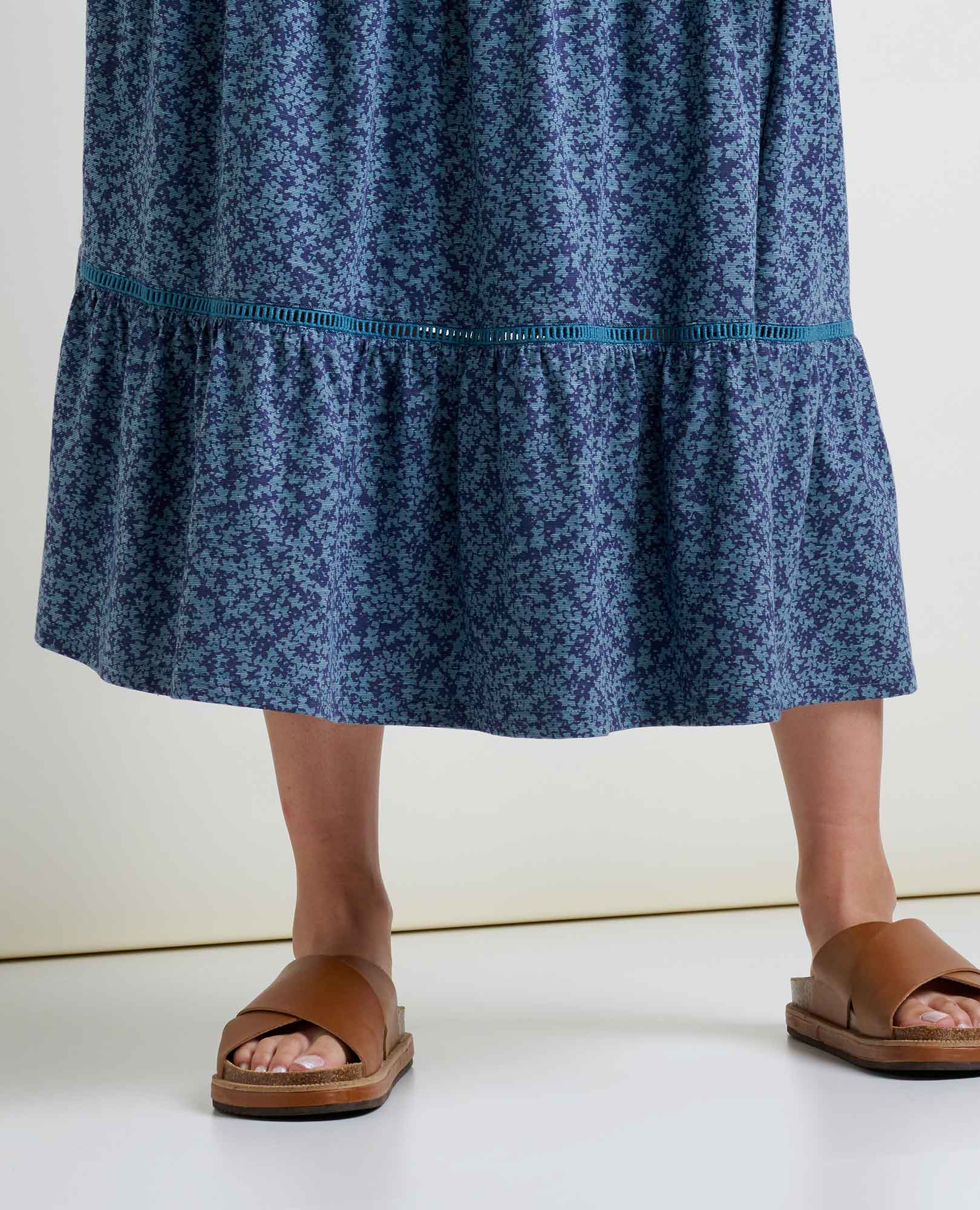 Marigold Tiered Midi Skirt - Coyean