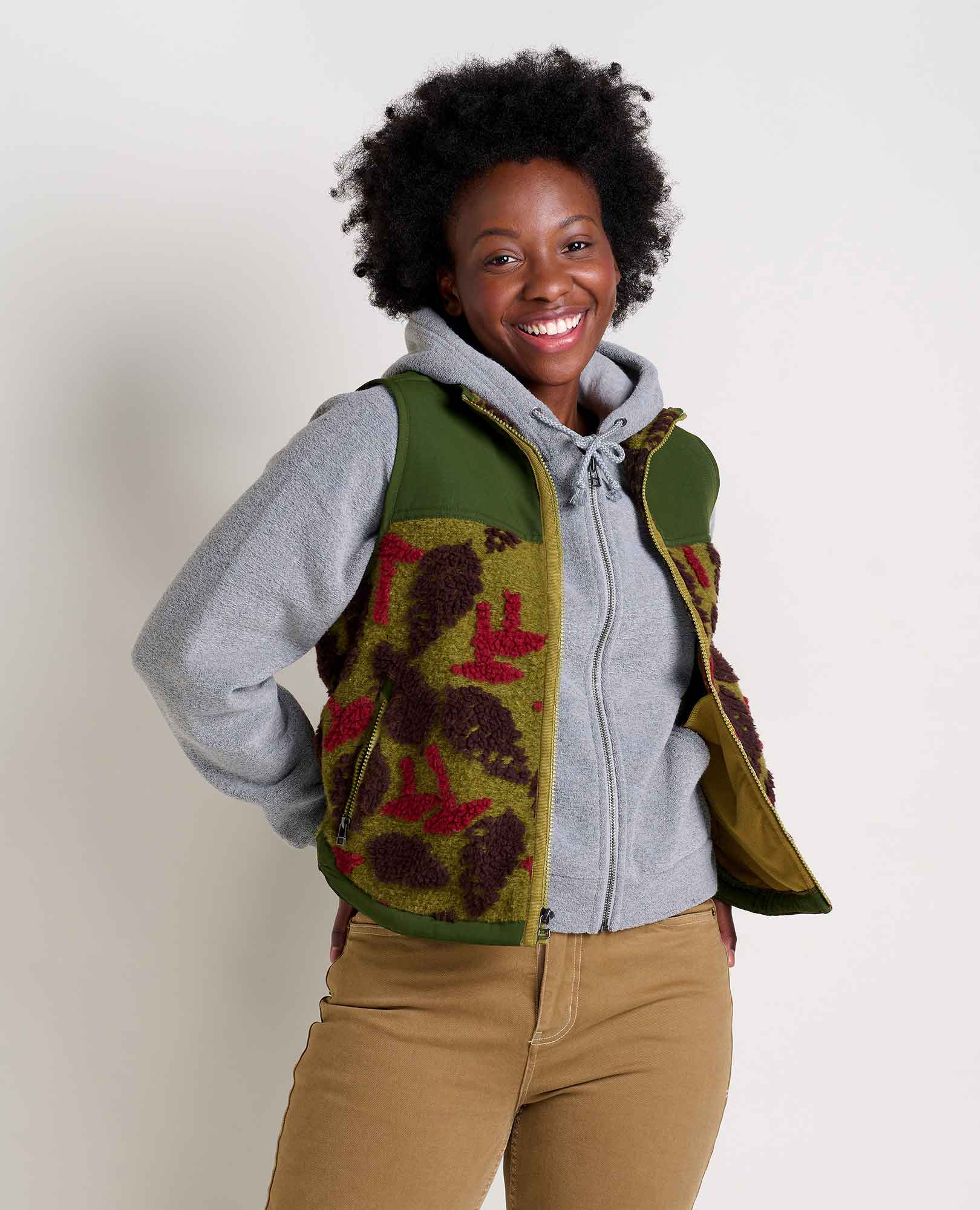 Women's Sespe Sherpa Vest - Coyean