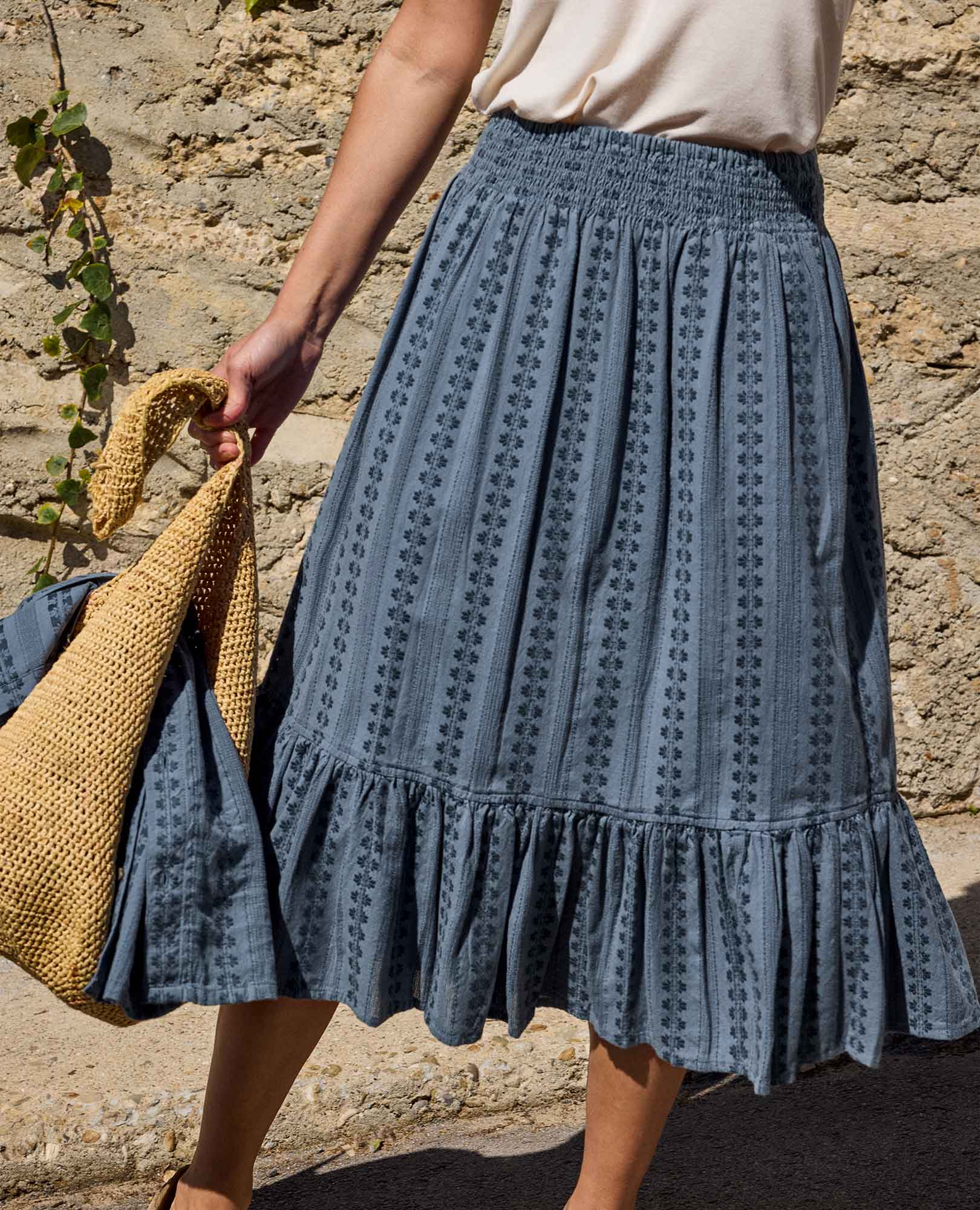 Cipher Midi Skirt - Coyean