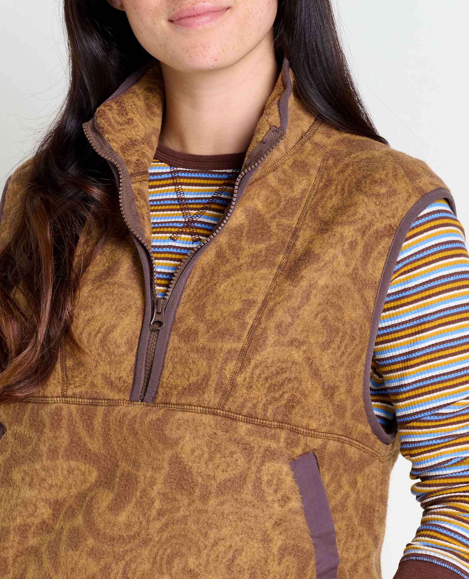 Women's Campo Fleece Vest - Coyean