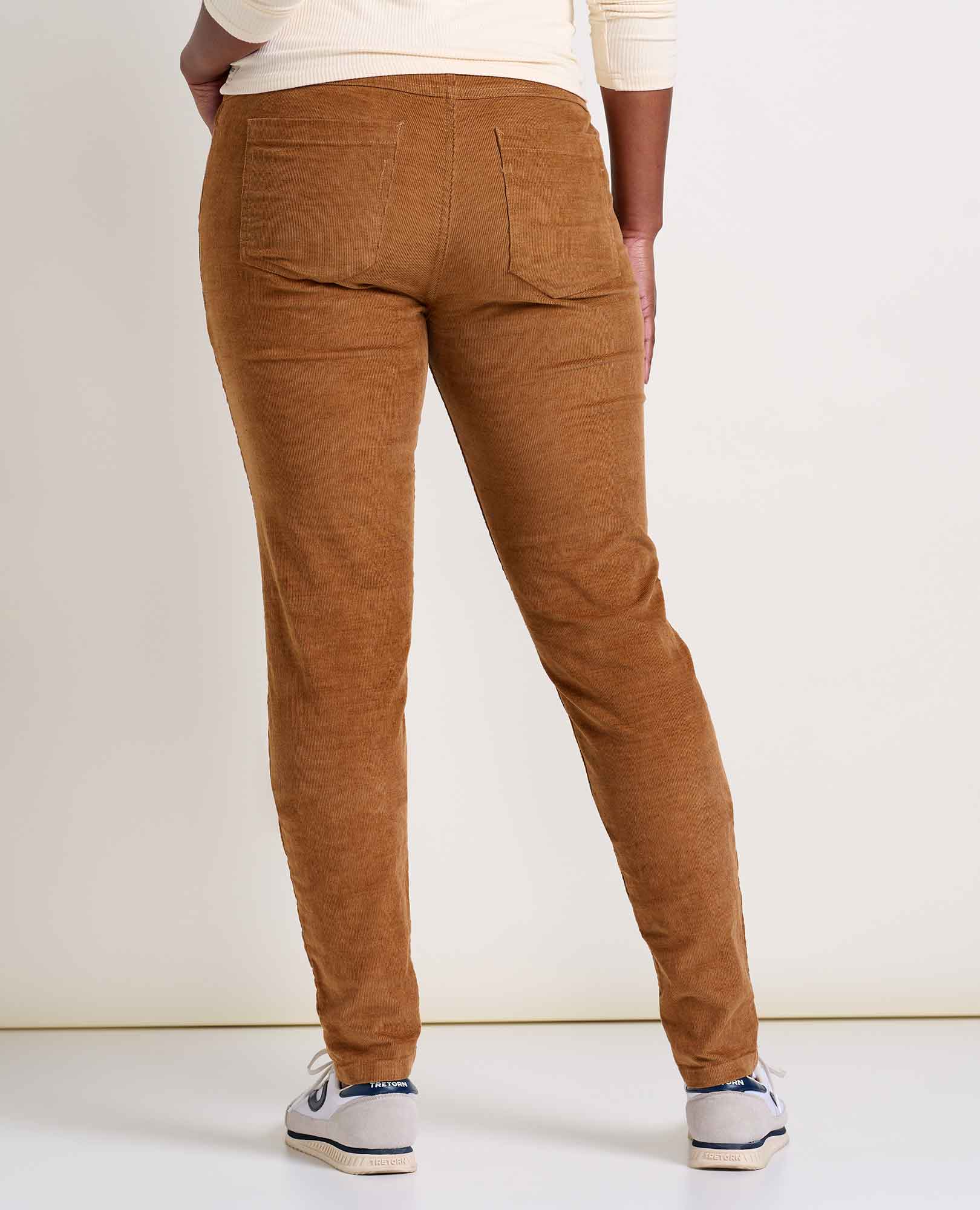 Karuna Cord 5 Pocket Skinny Pant - Coyean