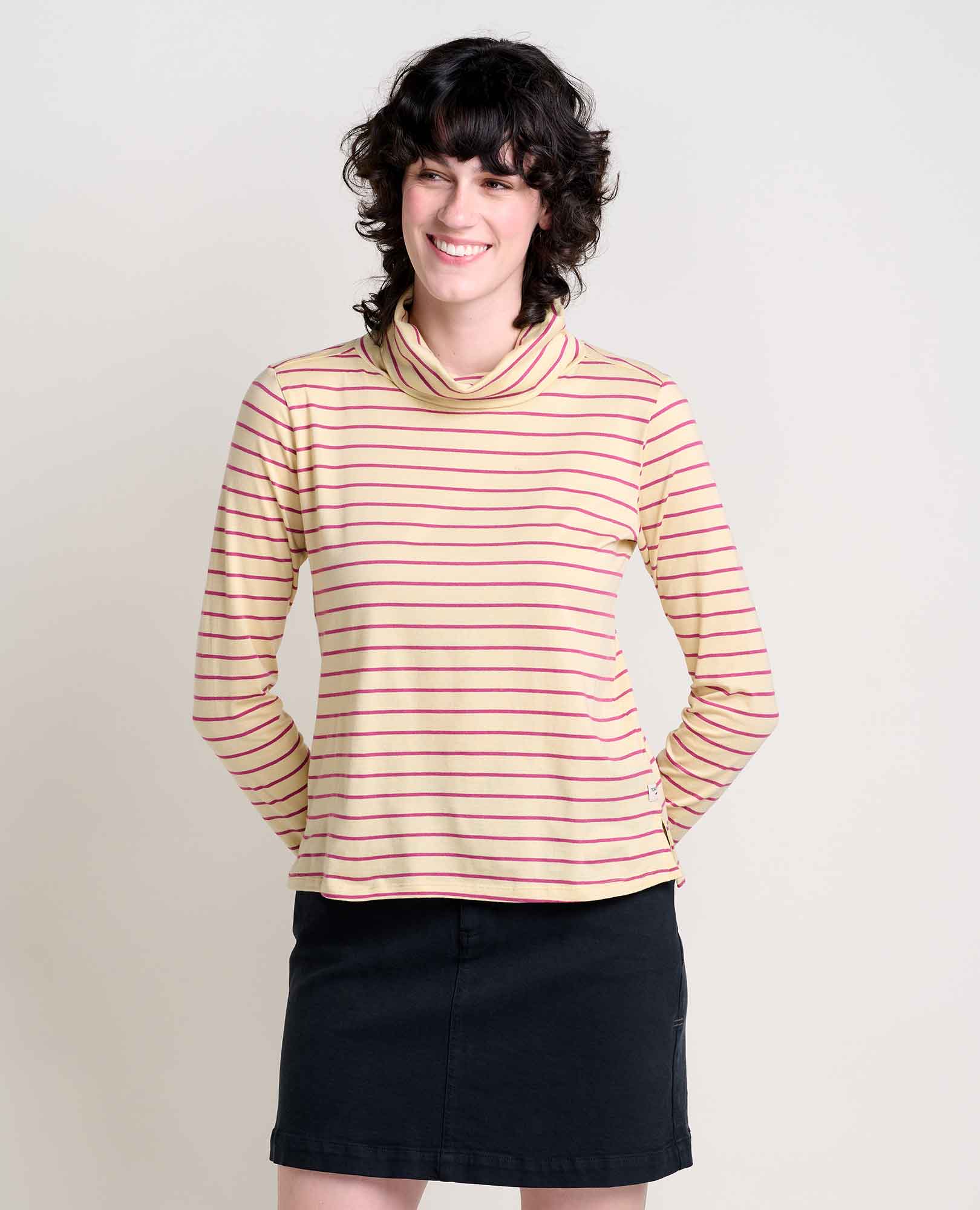 Maisey Long Sleeve T-Neck - Coyean