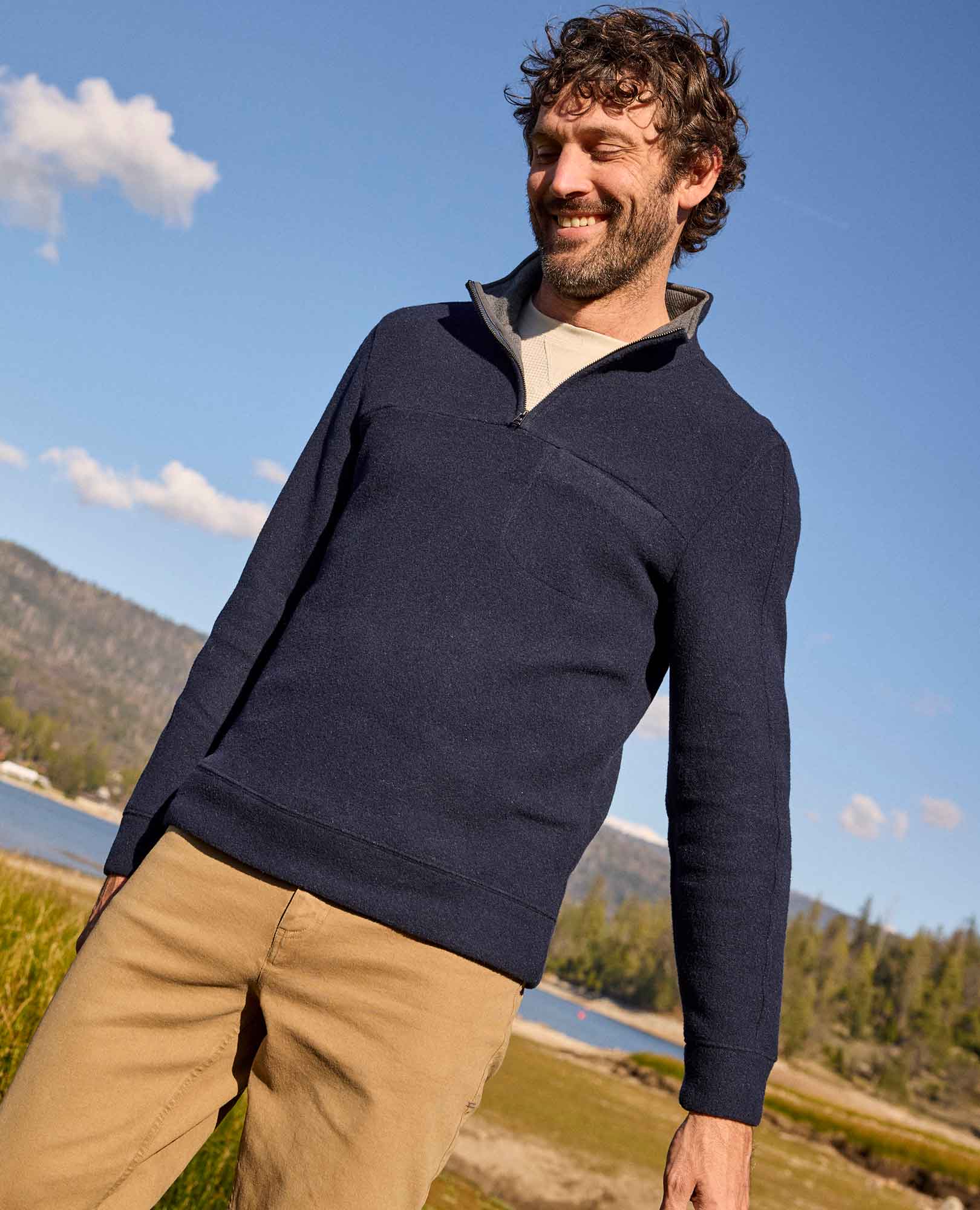 Kennicott Quarter Zip Sweater - Coyean