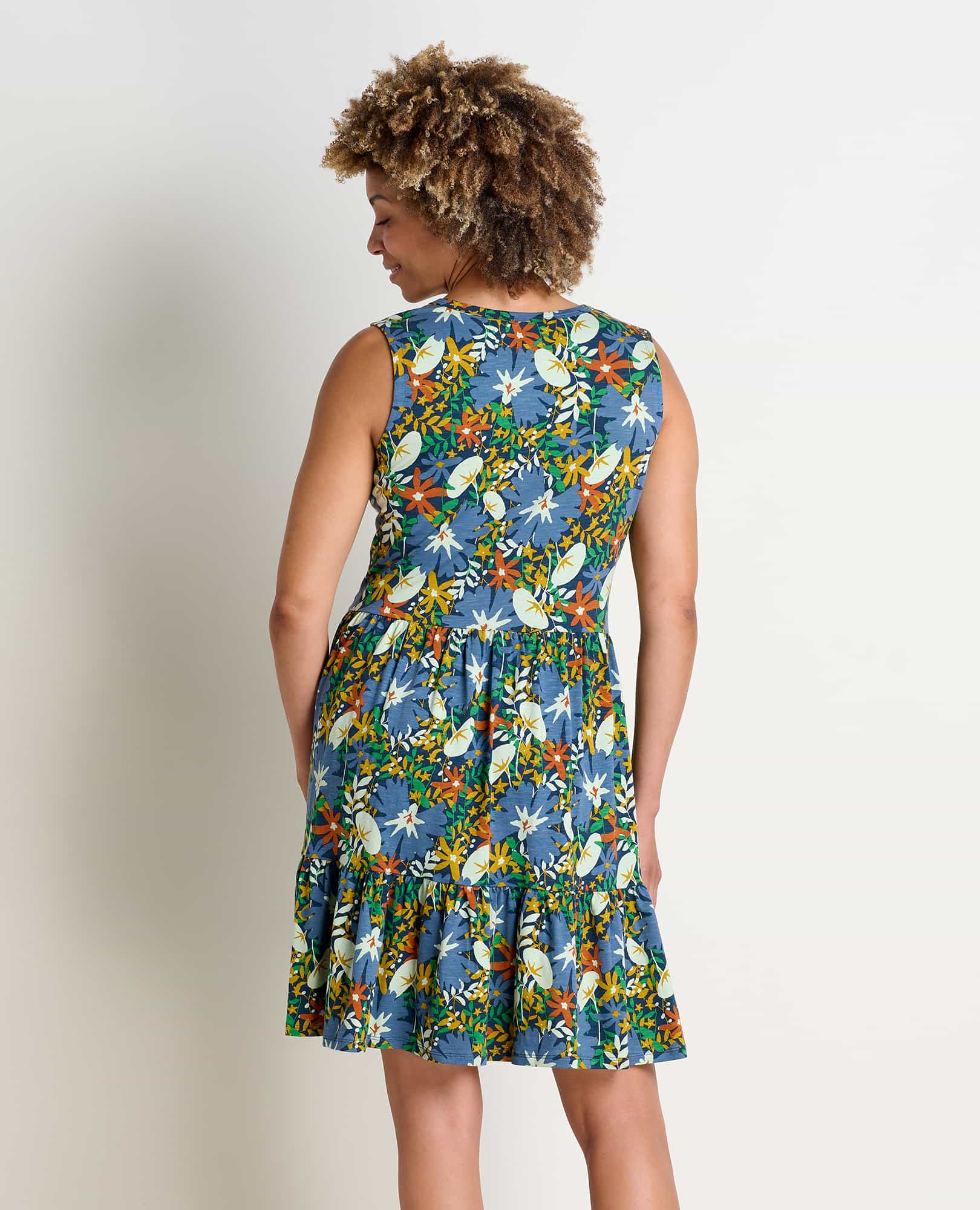 Marley Tiered Sleeveless Dress - Coyean