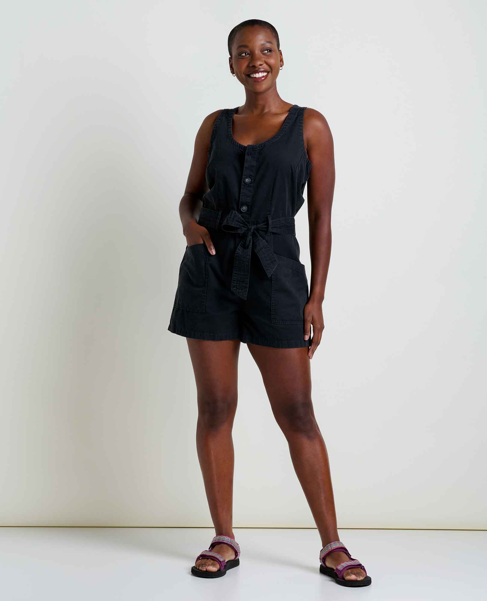 Arroyo Twill Romper - Coyean